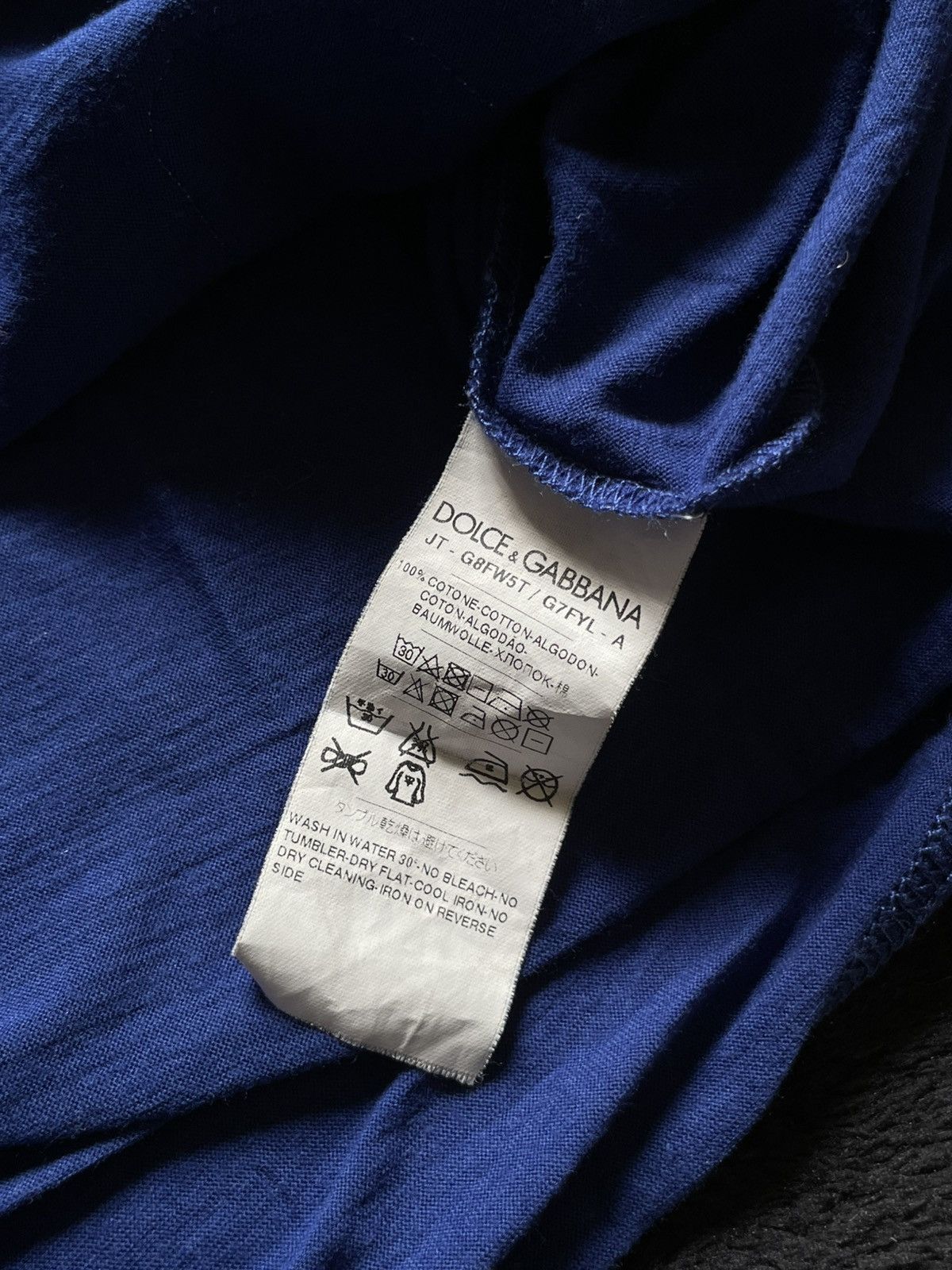 Dolce & Gabbana Dolce & Gabbana T-shirt Vintage Cotton Size M Size US M / EU 48-50 / 2 - 6 Thumbnail