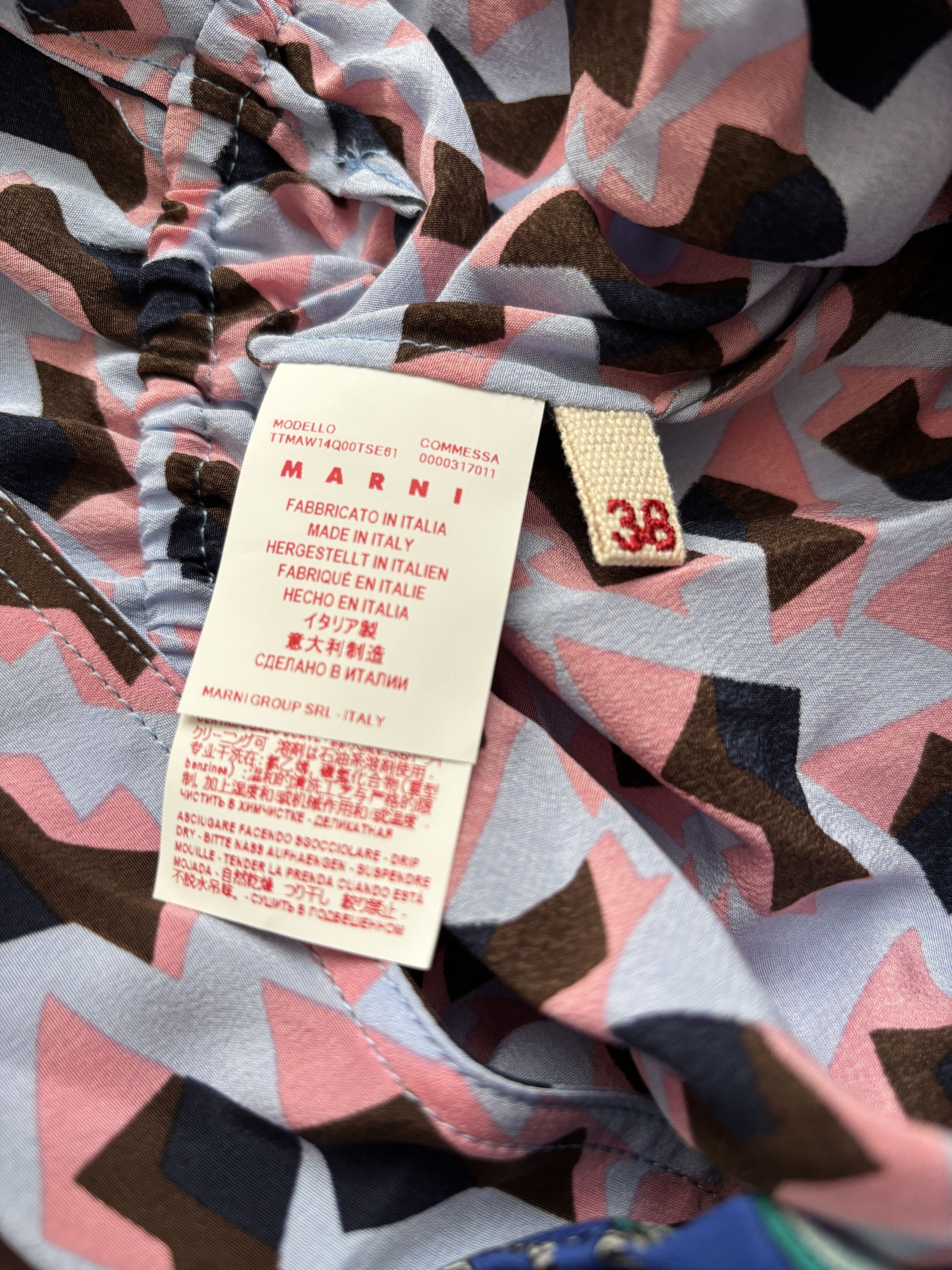 Marni ⚡️QUICK SALE⚡️Marni Multi-Colored Patterned Silk Tank Top Size M / US 6-8 / IT 42-44 - 4 Thumbnail