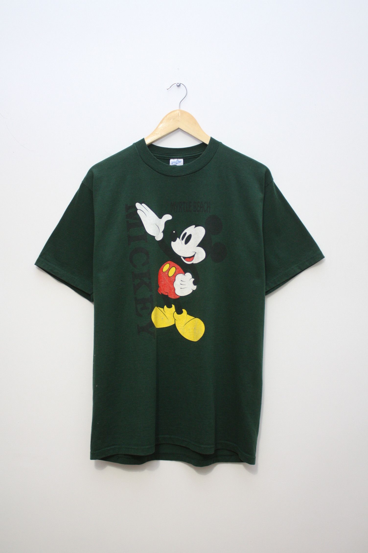 Disney Mickey Mouse Myrtle Beach Vintage Green T-Shirt Size US L / EU 52-54 / 3 - 1 Thumbnail