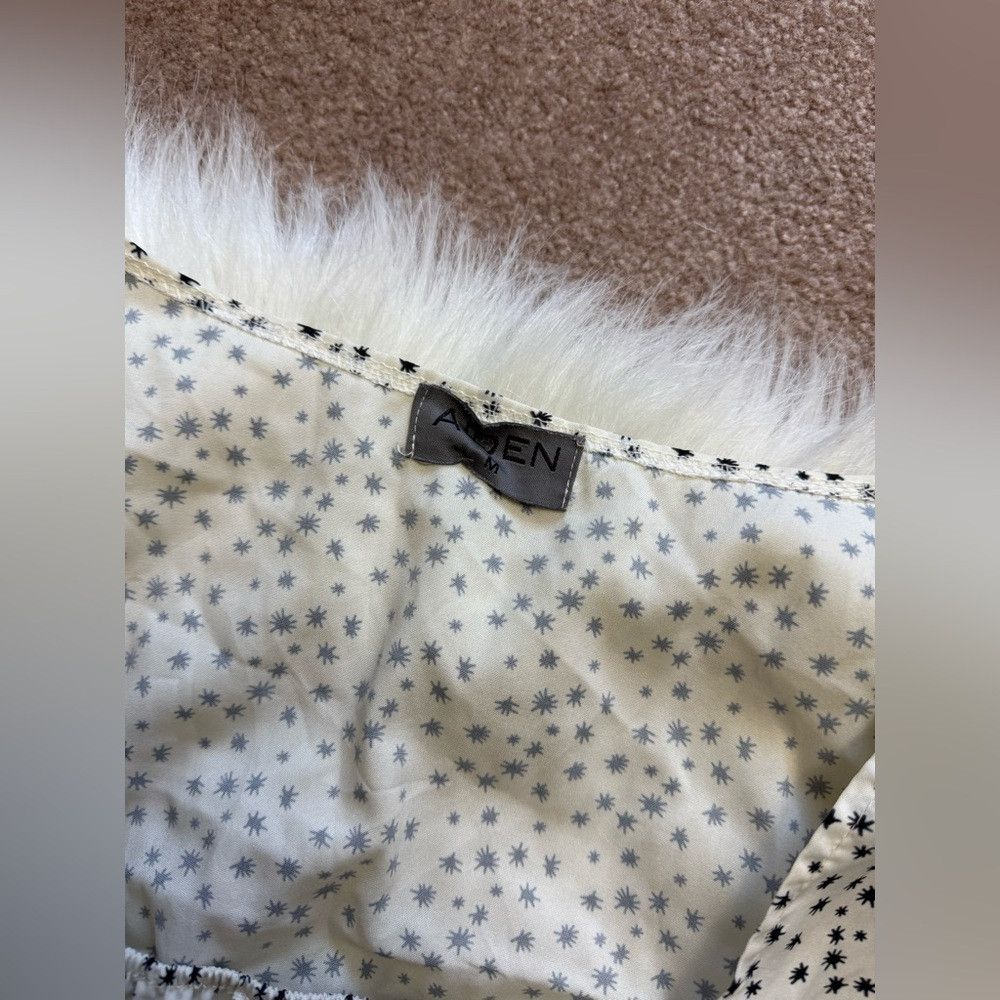 Other Aiden Black and White Smocked Sundress with Bishop Sleeves Size M / US 6-8 / IT 42-44 - 3 Thumbnail