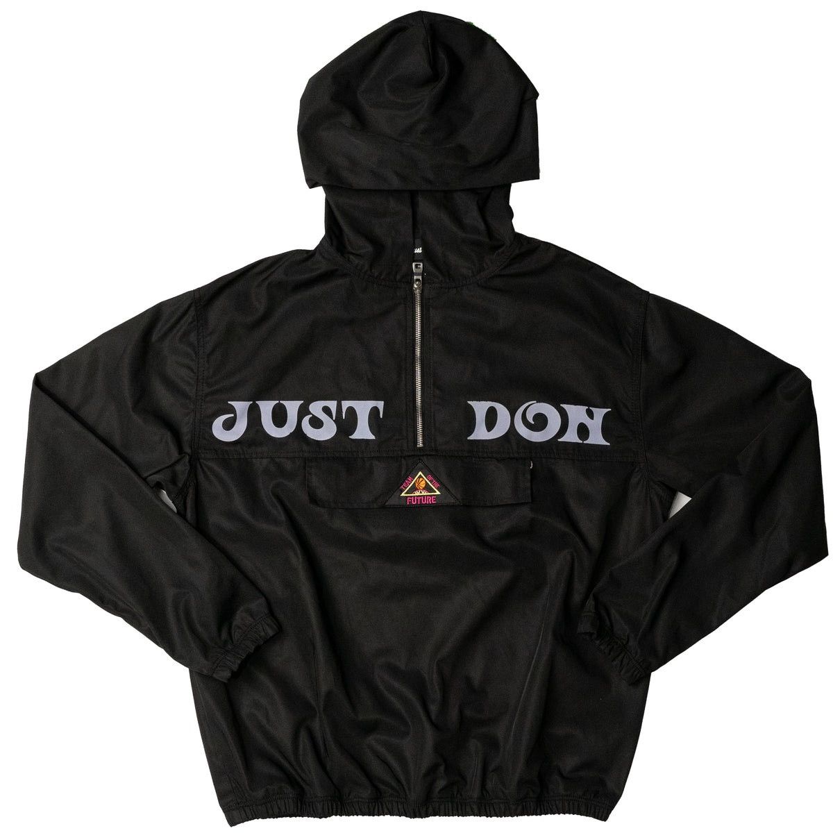 image of Just Don ‘Memory Taffetas Anorak’ In Black, Men's (Size Medium)