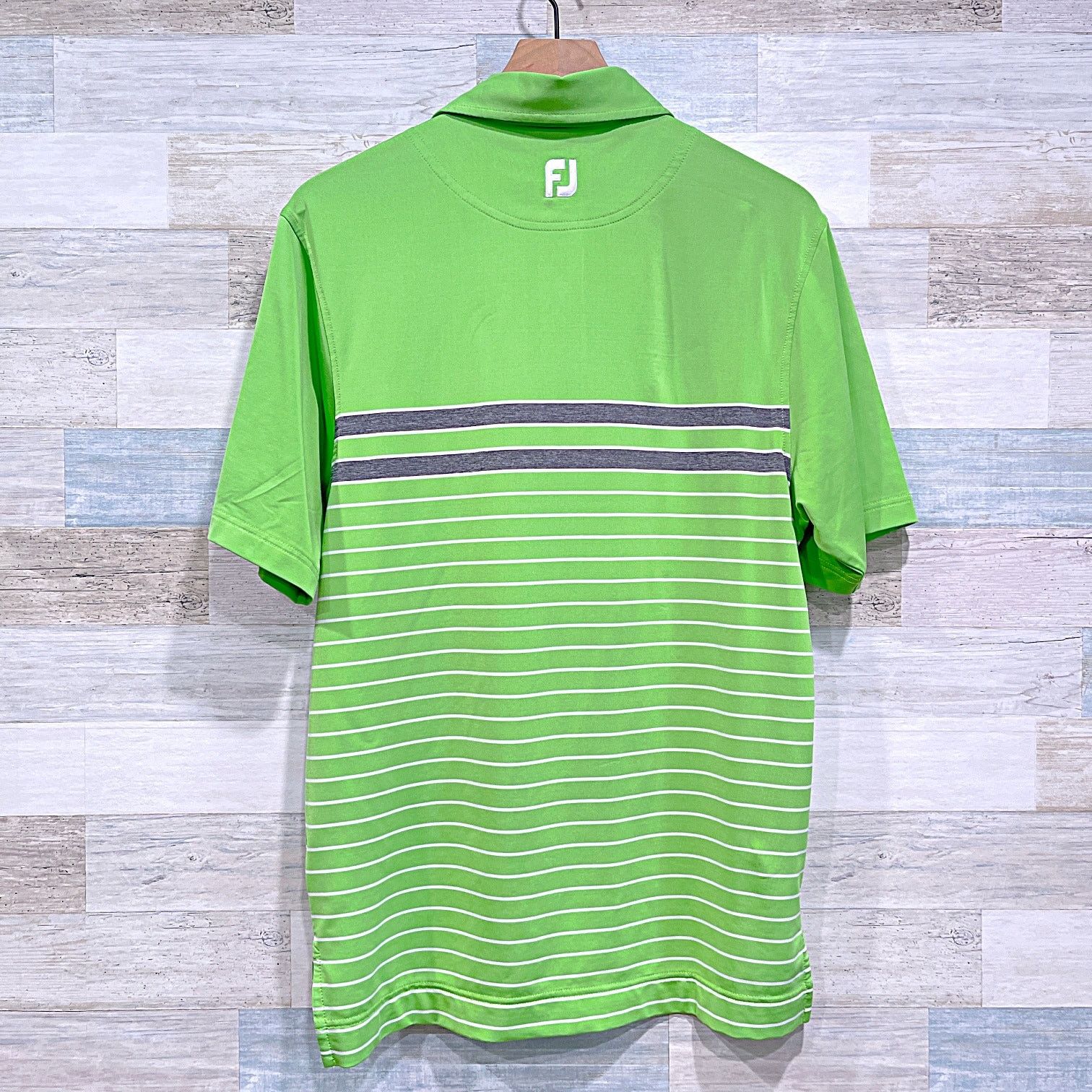 Footjoy Foot Joy Performance Tech Golf Polo Shirt Green Mens Small Size US S / EU 44-46 / 1 - 3 Thumbnail