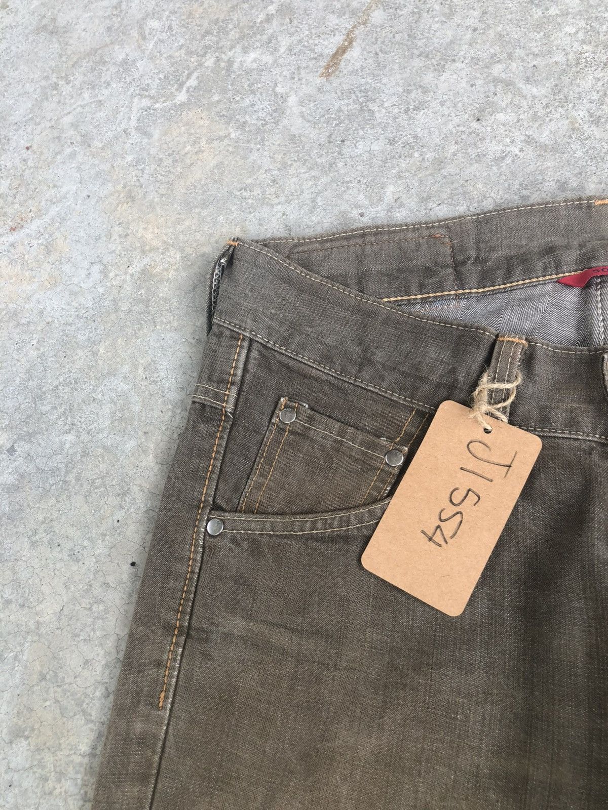 Who Decides War Edwin Flared Jeans Mudwash Distressed Jeans Size US 30 / EU 46 - 13 Thumbnail