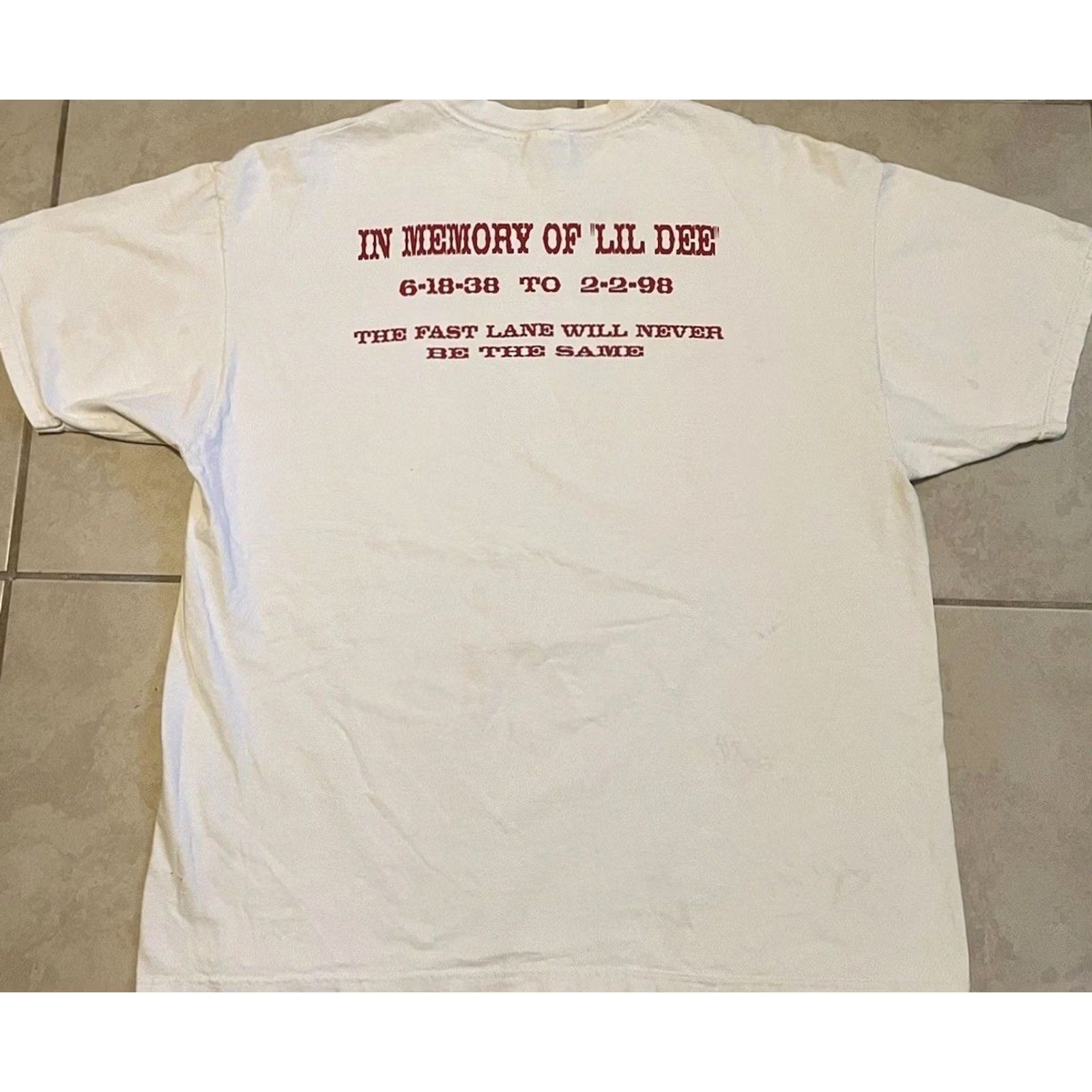 Vintage VINTAGE 90s Hells Angels Support Fresno White Graphic Tee 2XL Biker Grunge Distressed Short Sleeve Shirt Mens Size US XXL / EU 58 / 5 - 2 Thumbnail