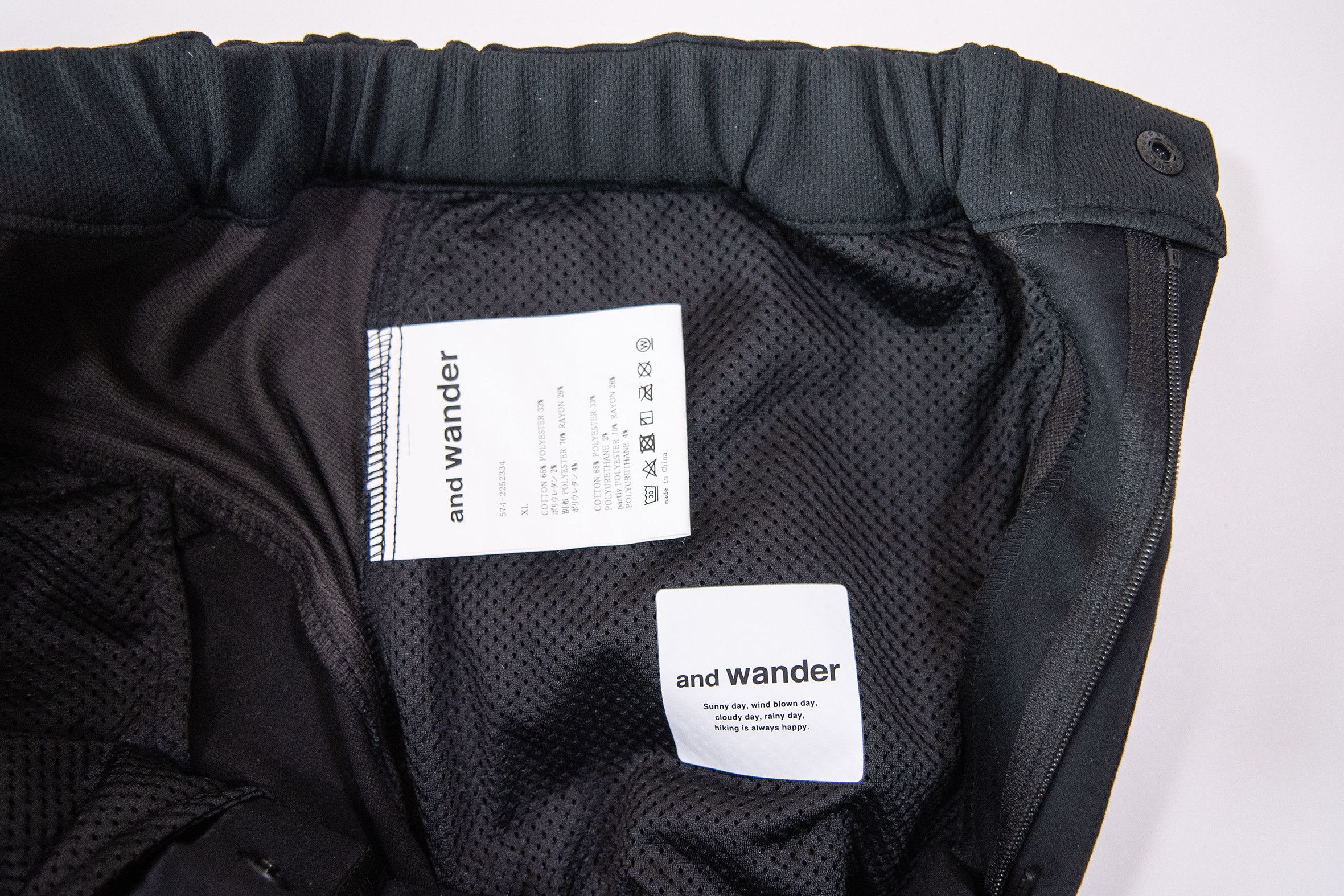 And Wander and Wander Black Air Hold Trousers Size US 34 / EU 50 - 16 Thumbnail