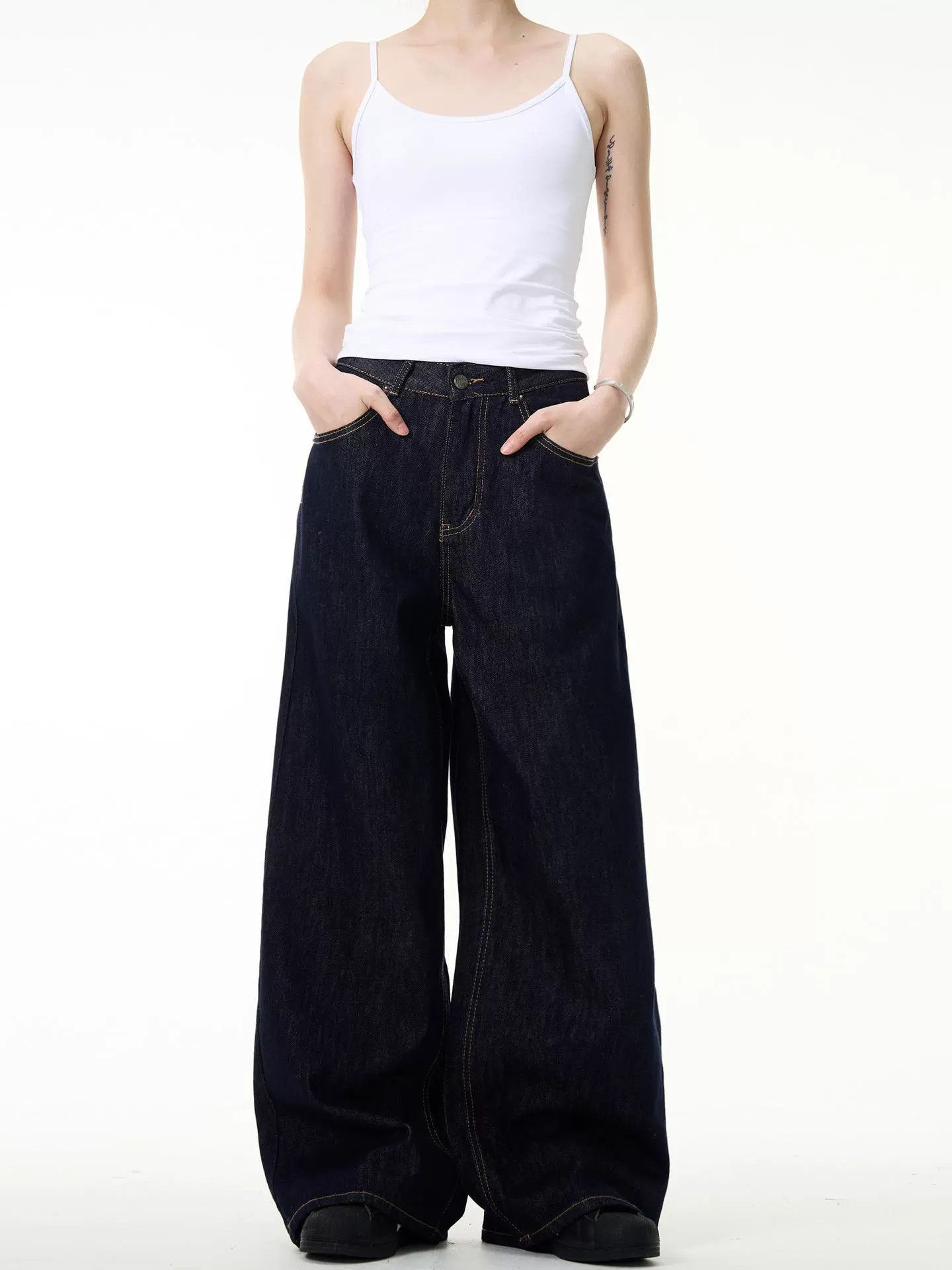 Jean American simple retro straight jeans for men Size US 32 / EU 48 - 5 Thumbnail