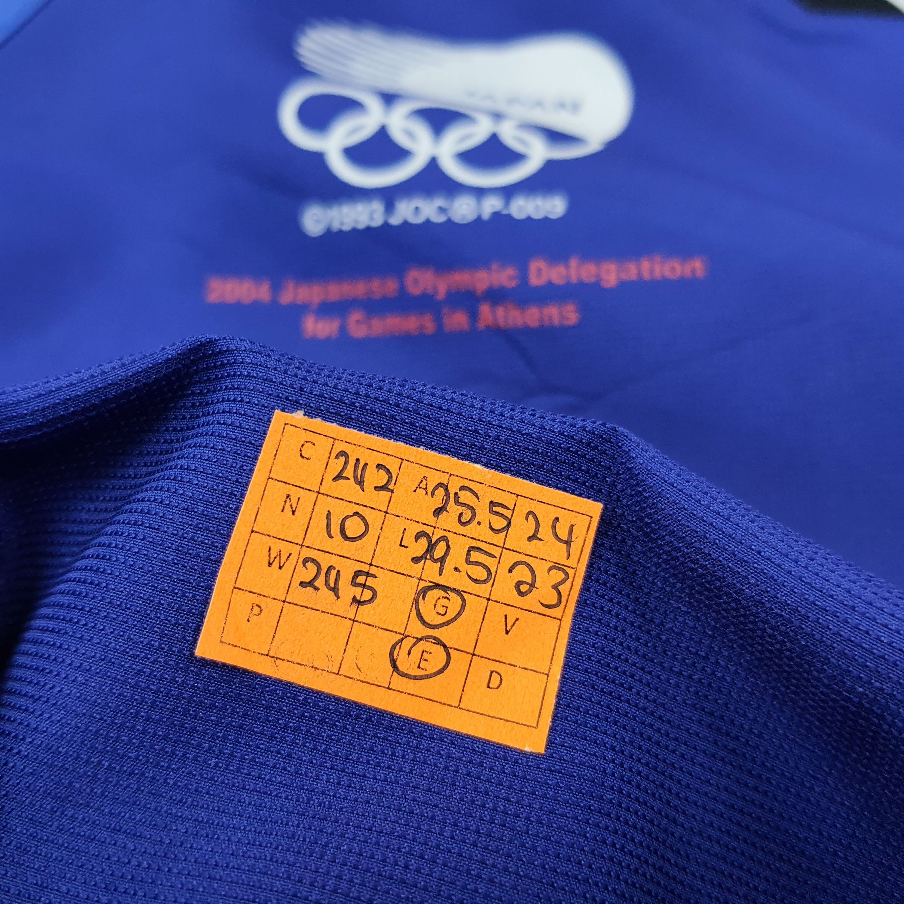 Japanese Brand Vintage Japan 2004 Olympic Games Jersey Pullover C242N10 Size US XL / EU 56 / 4 - 7 Thumbnail