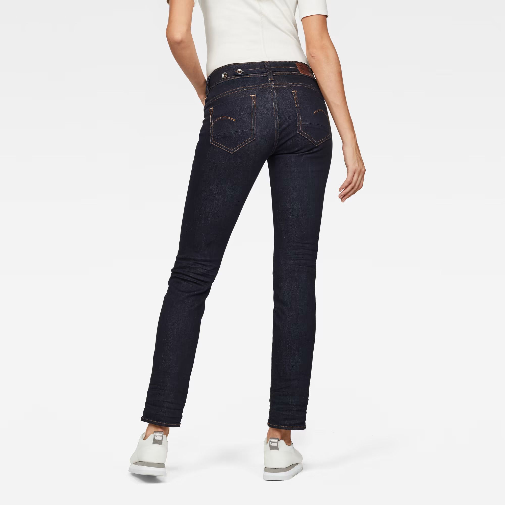 G-Star G-Star RAW Midge Saddle Straight Jeans Dark blue Size 30" / US 8 / IT 44 - 3 Thumbnail
