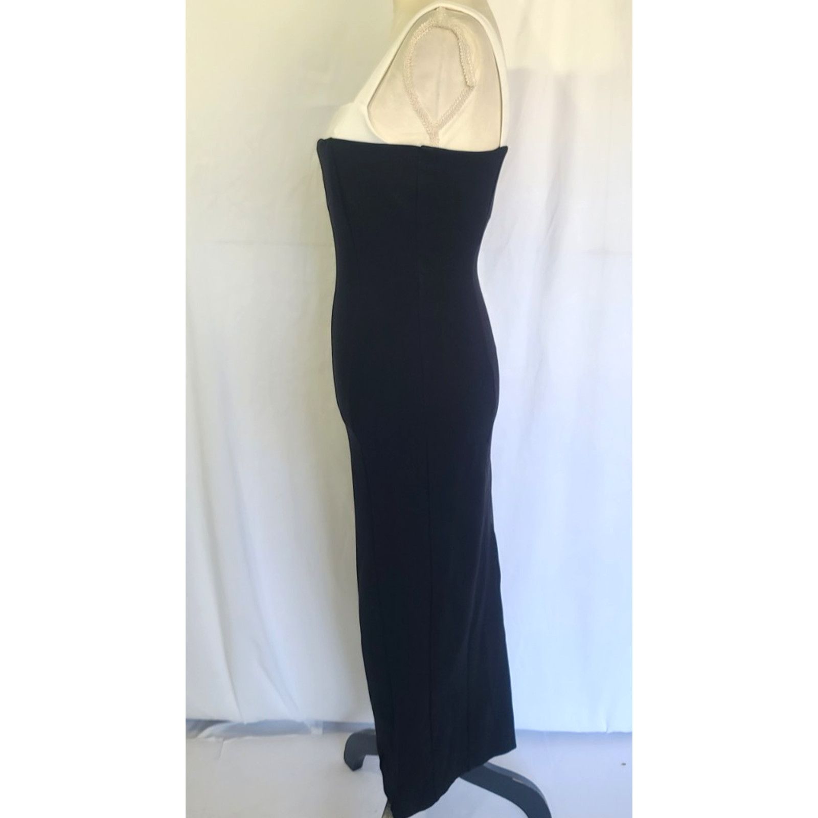 Christian Lacroix Christian Lacroix Black Fitted Midi Dress XS 90s Y2K Size XS / US 0-2 / IT 36-38 - 3 Thumbnail