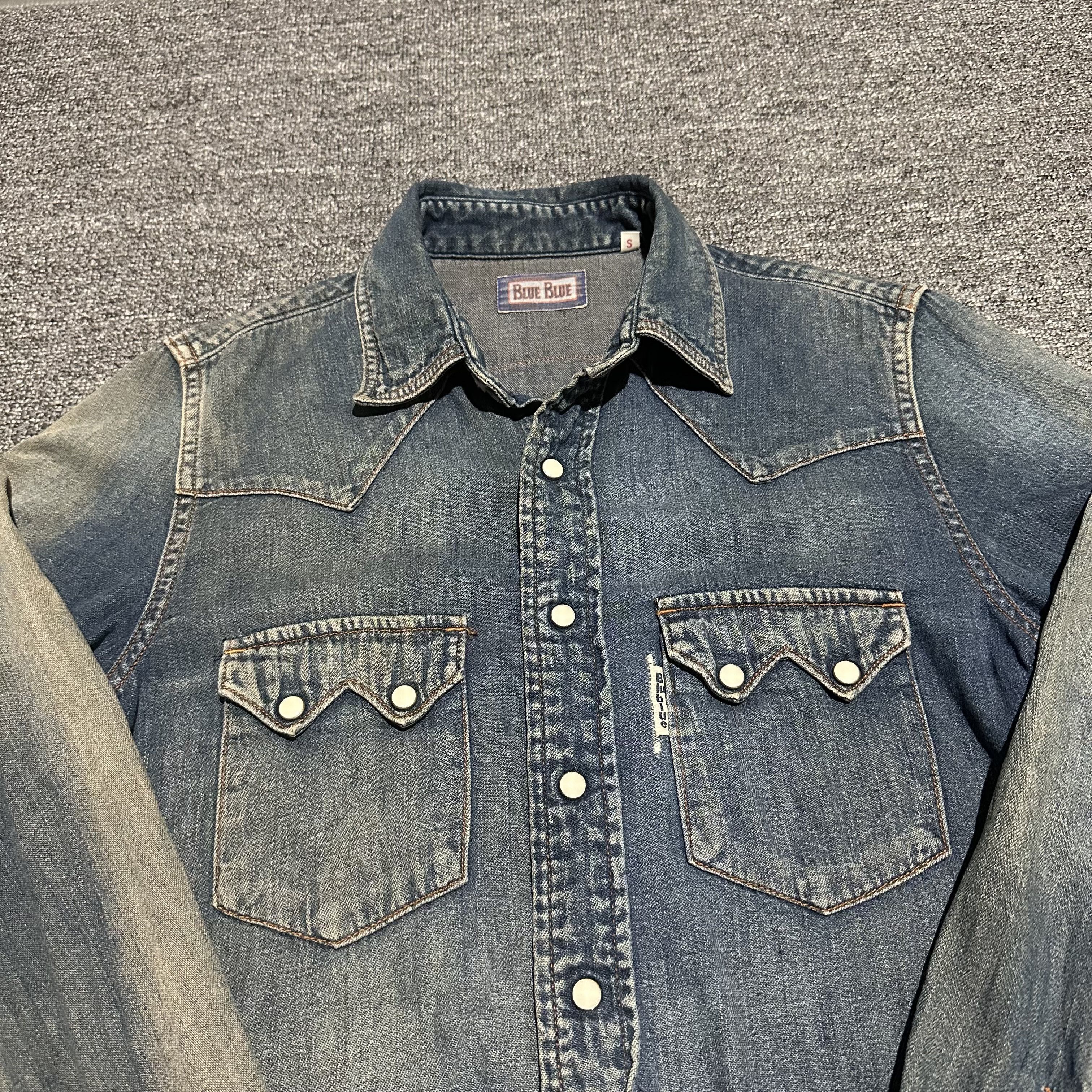 Blue Blue Japan Blue Blue western Denim Button Ups Size US S / EU 44-46 / 1 - 2 Thumbnail