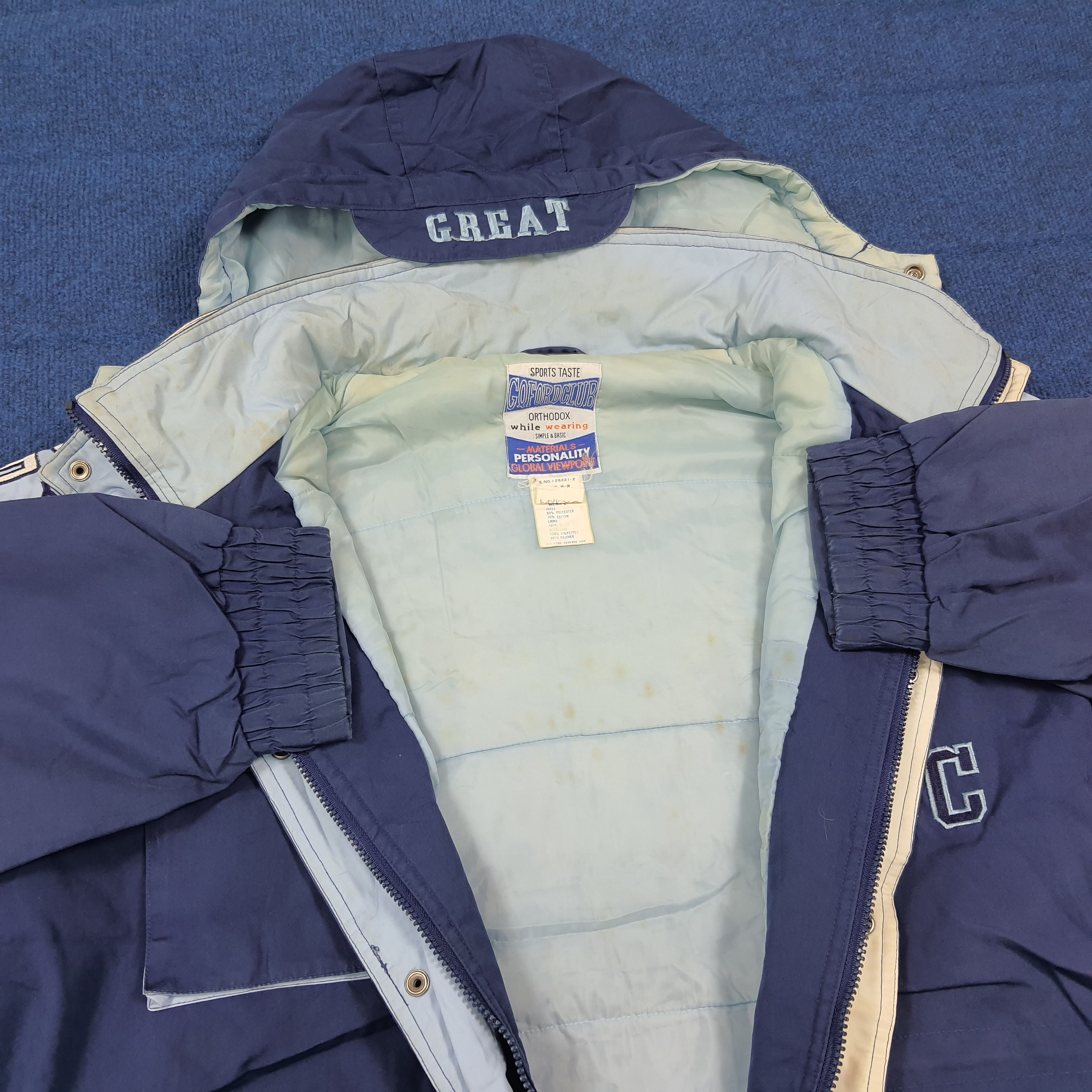Vintage Vtg 90s GQford Club Team Sport Parka Jacket NYC C284N4 Size US L / EU 52-54 / 3 - 7 Thumbnail
