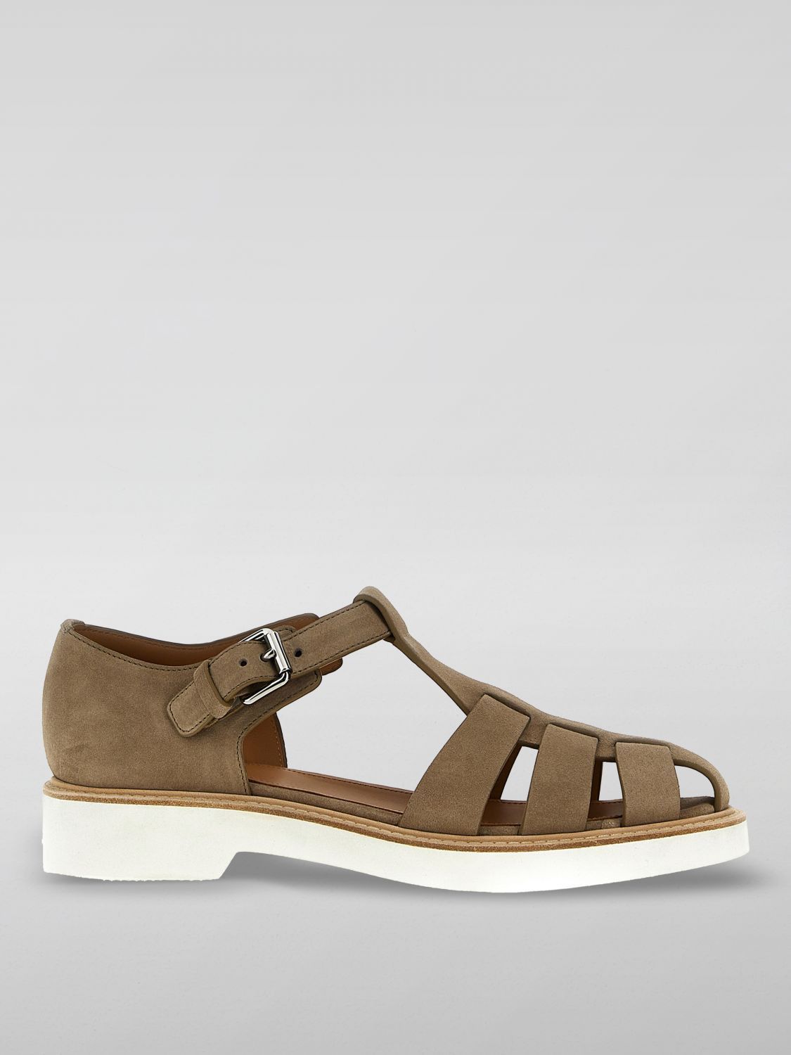 image of Churchs Church's Flat Sandals Woman Beige, Women's (Size 9)