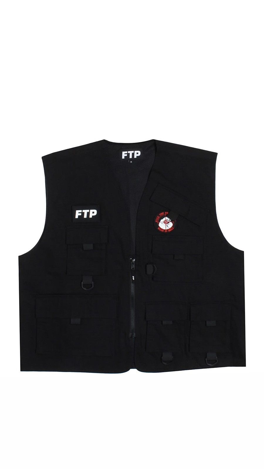 Fuck The Population FTP Made In Hell “Reaper” Tactical Vest - NEW (2021) Size US M / EU 48-50 / 2 - 2 Thumbnail