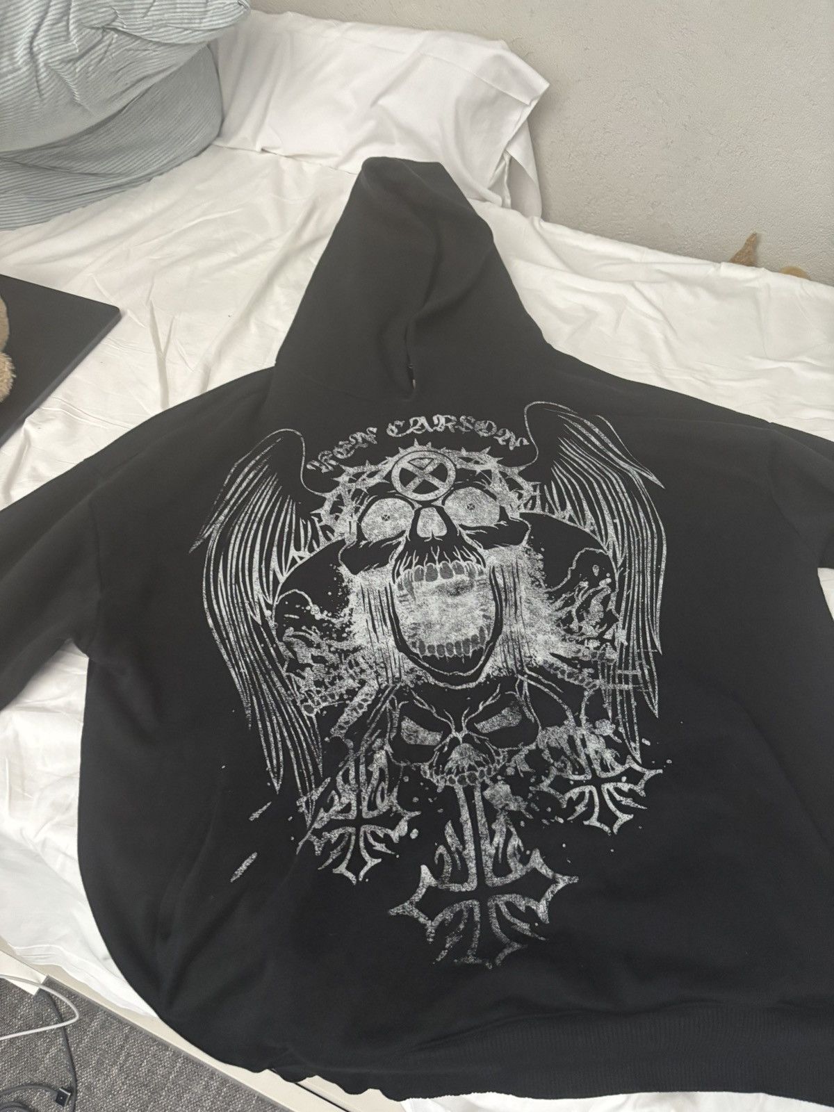 Destroy Lonely × Ken Carson × Playboi Carti KEN CARSON Europe 2023 Tour HOODIE Size US XL / EU 56 / 4 - 4 Thumbnail