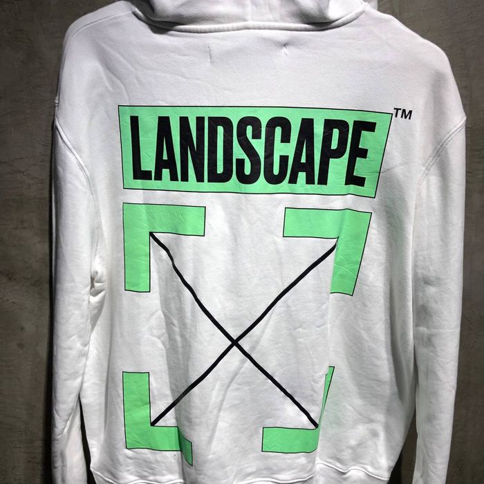 Off white outlet landscape hoodie