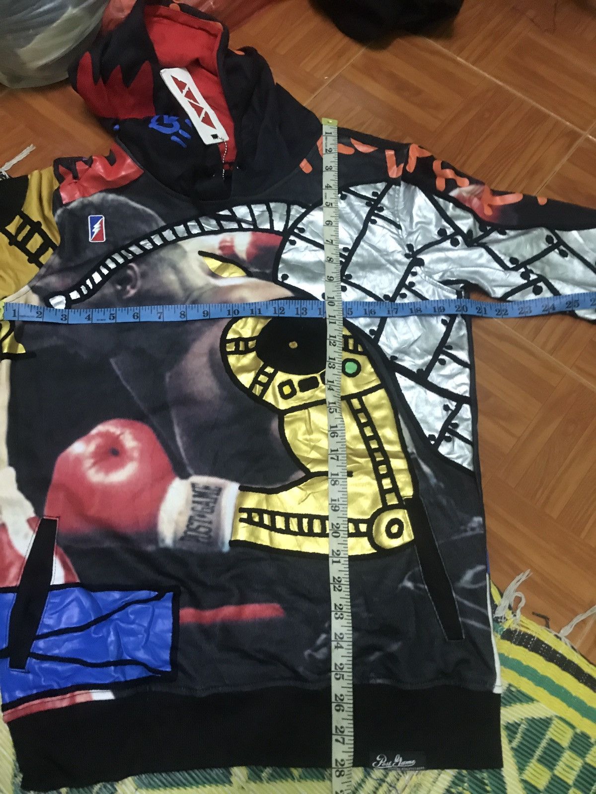 Bass By Ron Bass × Vintage Bass by ron bass men's colourful black&red hoodie jacket Size US M / EU 48-50 / 2 - 7 Thumbnail