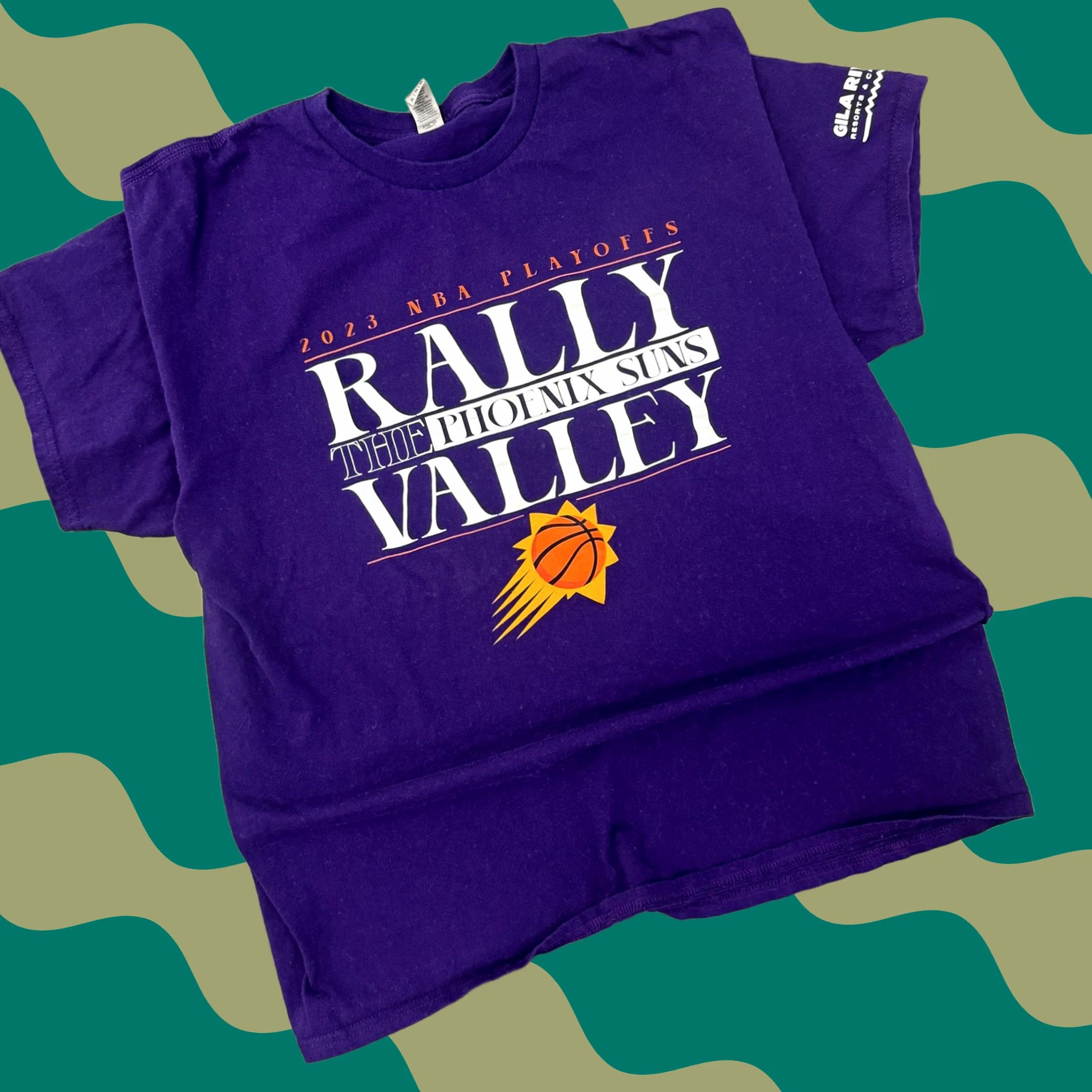 Vintage VINTAGE Phoenix Suns NBA Purple Graphic Tee Playoffs XL Mens T-Shirt Y2K Rally The Valley Two Words? Size US XL / EU 56 / 4 - 1 Thumbnail