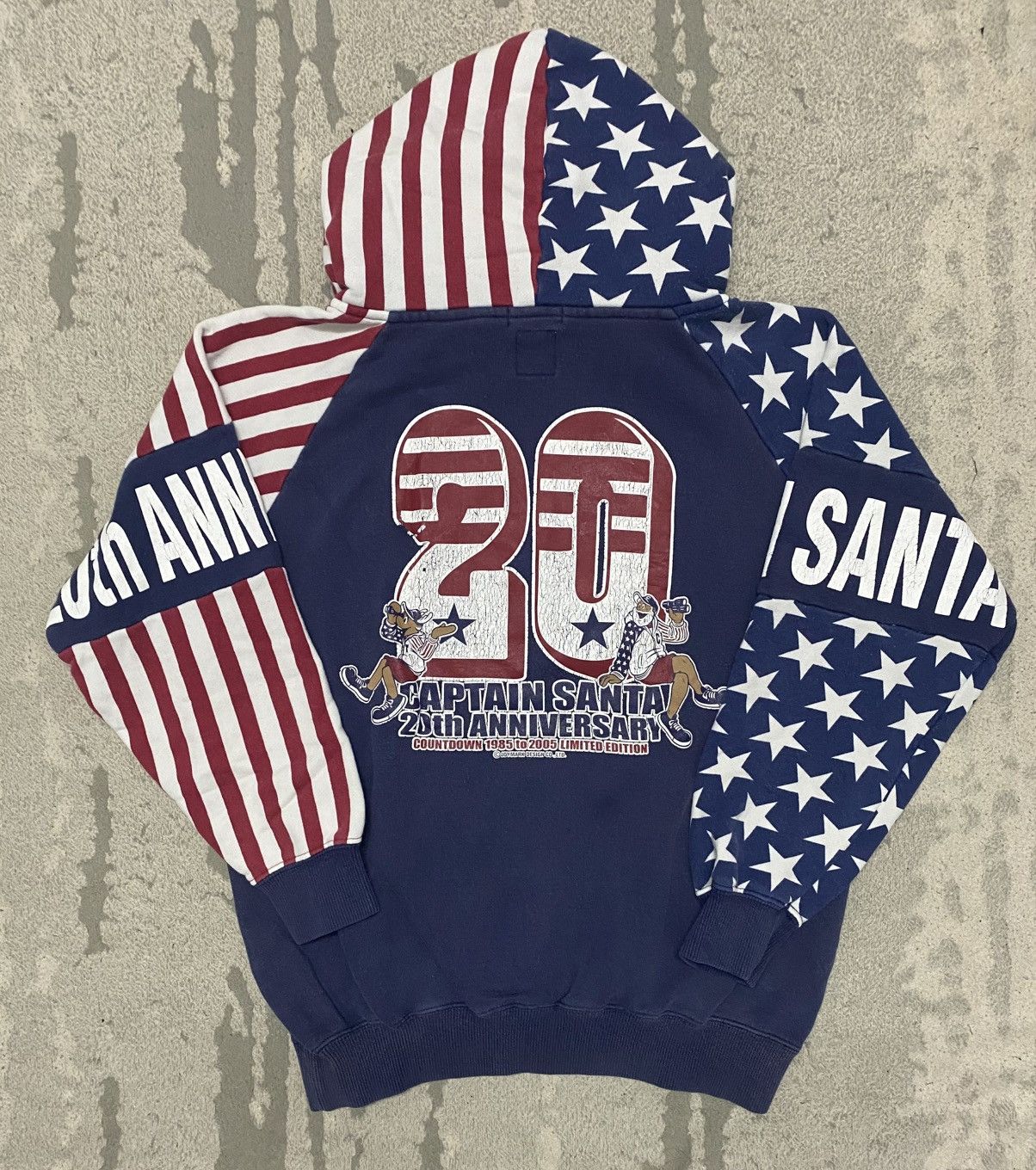 Vintage Captain Santa 20th Anniversary Hoodie