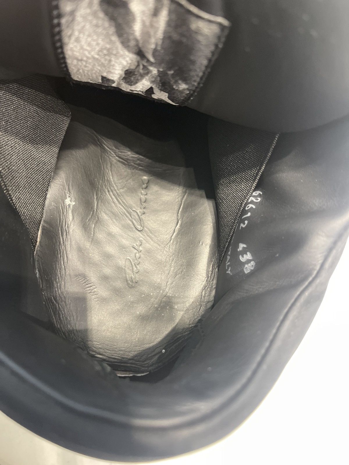 Rick Owen mainline jumbo lace