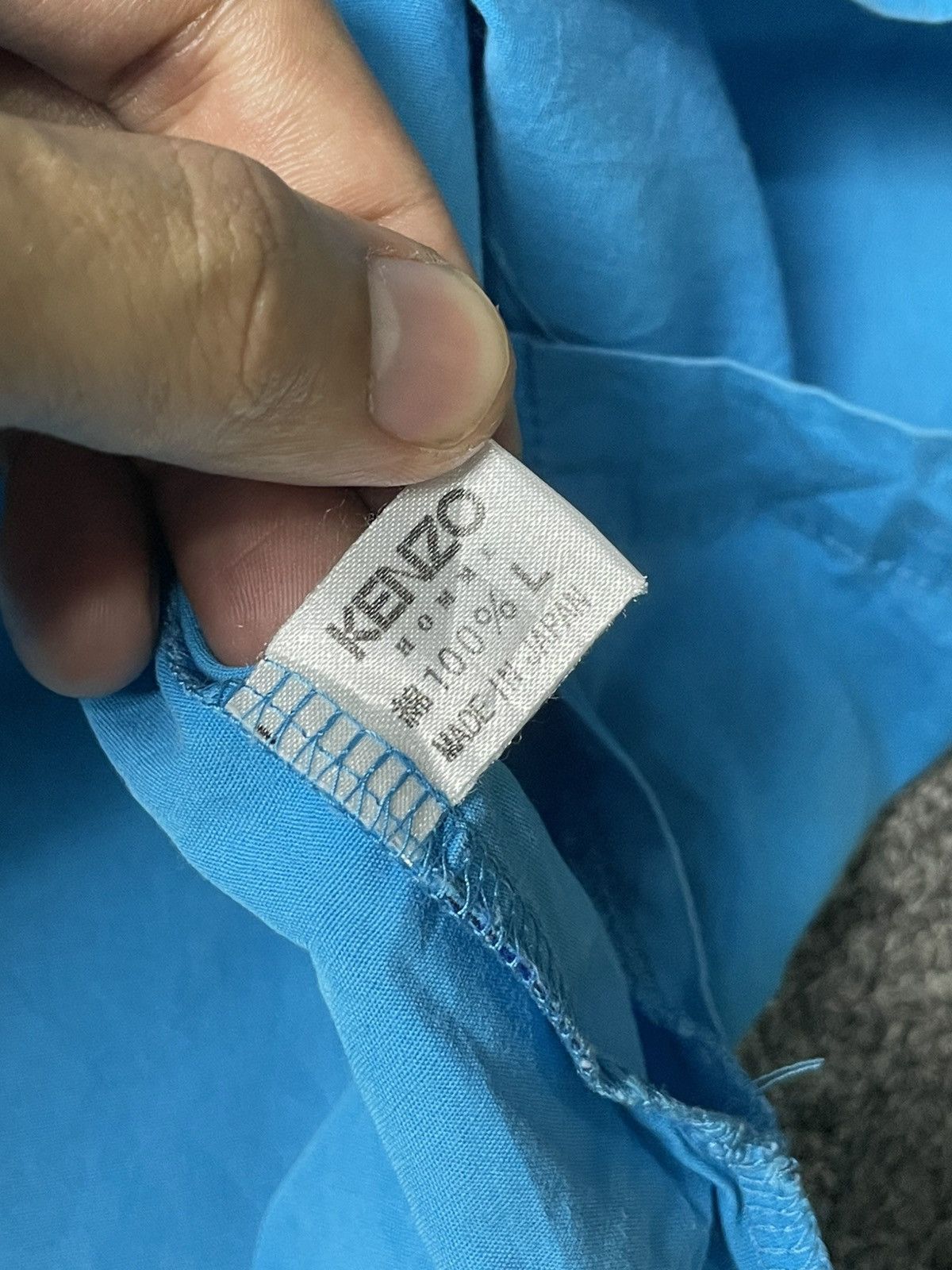 Japanese Brand × Kenzo × Vintage KENZO HOMME Summer Loose Cotton Shirt (88) Size US L / EU 52-54 / 3 - 11 Thumbnail