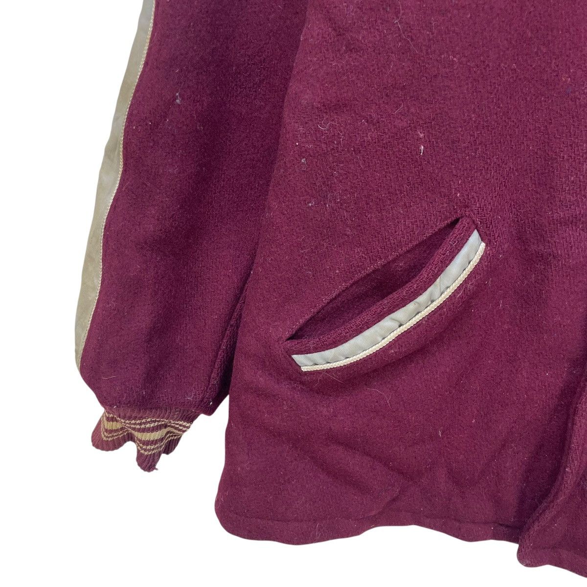 Champion 💥Vintage 60s Distressed Varsity Jacket Niaqara Buffalo BHS Size US S / EU 44-46 / 1 - 5 Thumbnail