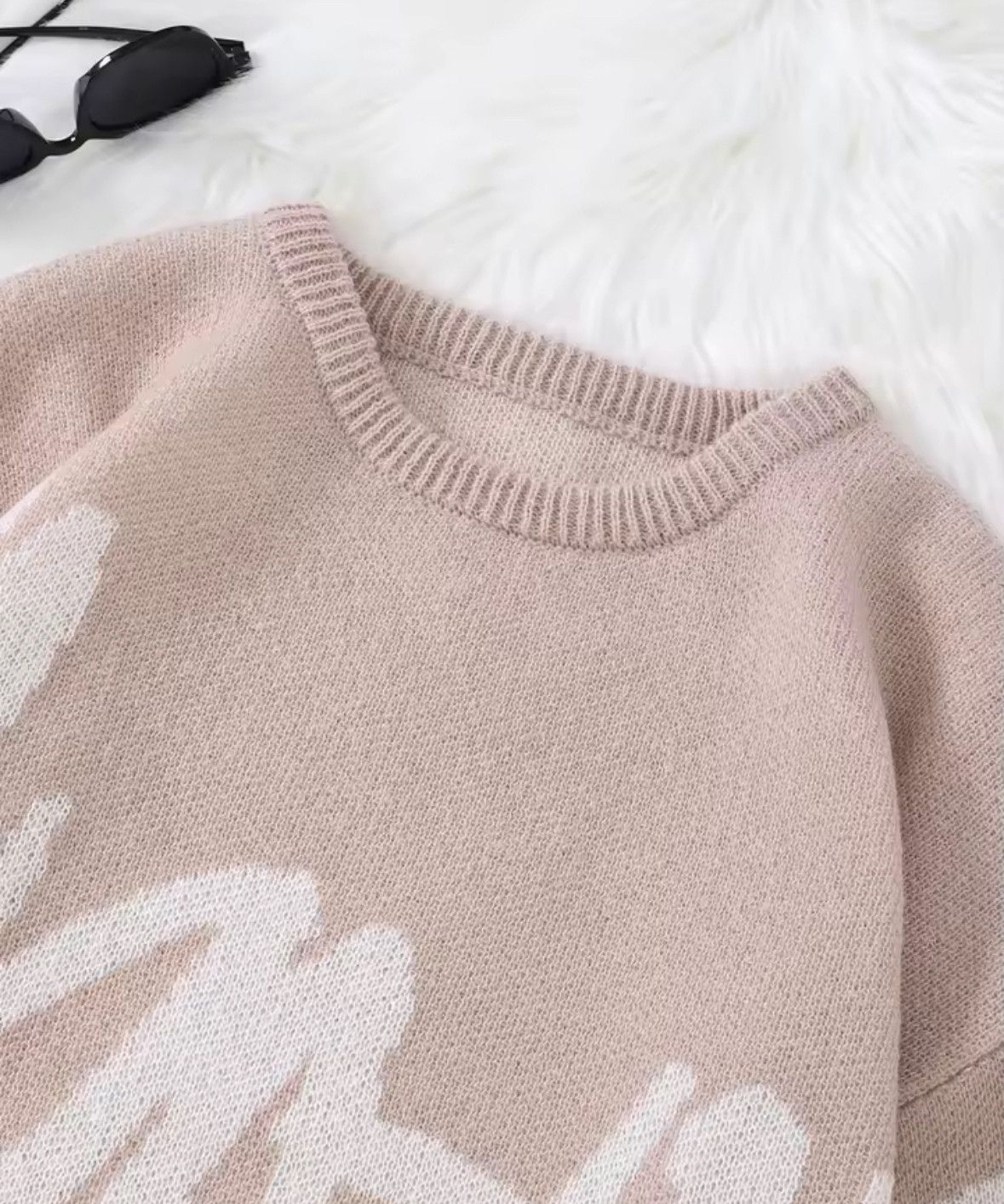 Other Streetwear Graffiti Pink Sweater Jacquard Knitwear Size US XXL / EU 58 / 5 - 3 Thumbnail