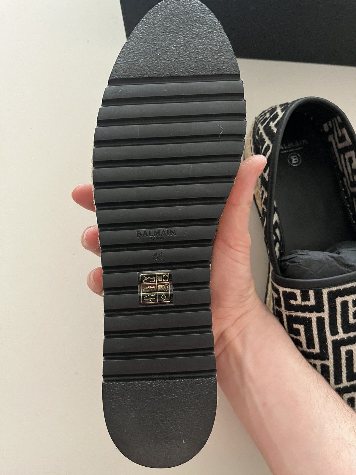 Balmain NIB - Balmain Monogram Alex Espadrille Size US 8 / EU 41 - 4 Thumbnail