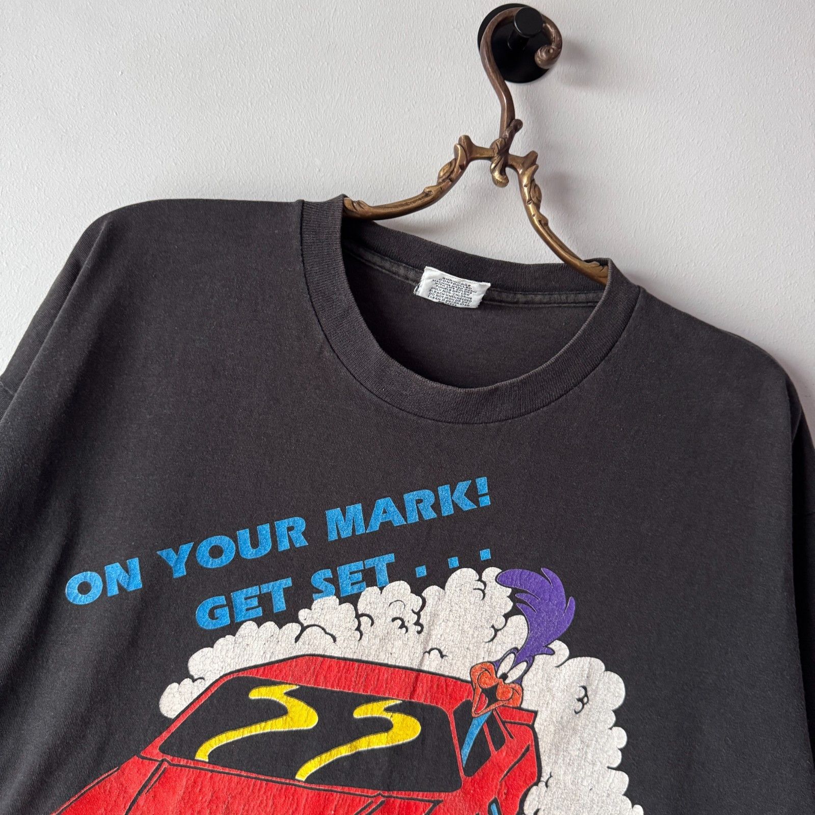 NASCAR Looney Tunes Vintage 1994 NASCAR T-Shirt Lee Single Stitch Size US XL / EU 56 / 4 - 10 Thumbnail