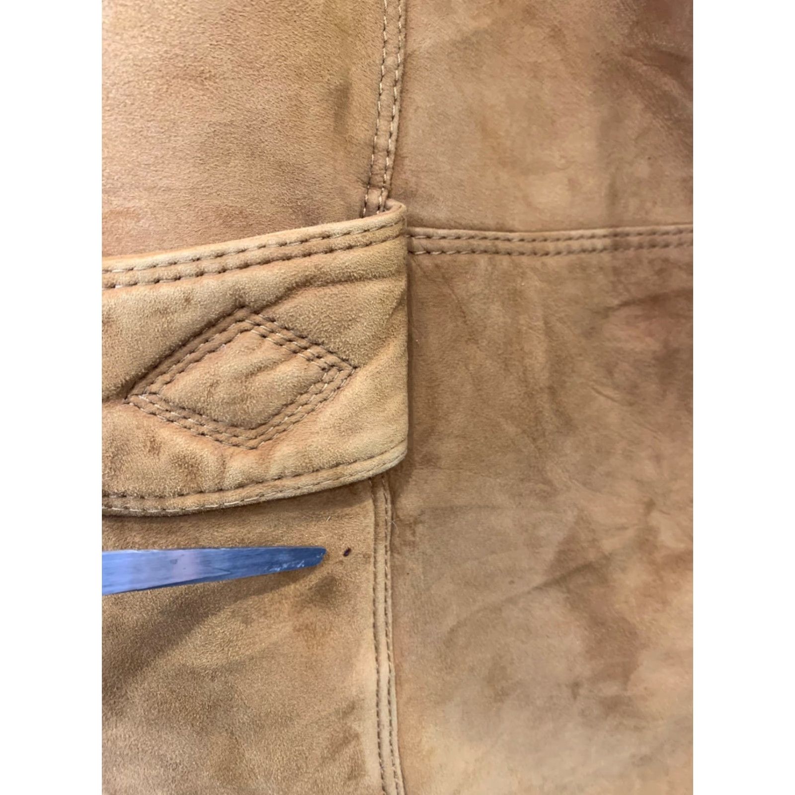 Vintage VINTAGE Shearling Coat Women L Sheepskin Leather Fur Lined Brown Overcoat Size L / US 10 / IT 46 - 7 Thumbnail