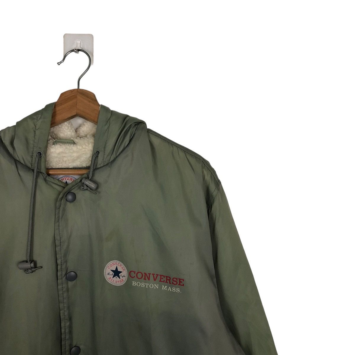 Japanese Brand 90’s VINTAGE OBERSIZED JACKET CONVERSE BOSTON MASS ALL STAR Size US M / EU 48-50 / 2 - 5 Thumbnail