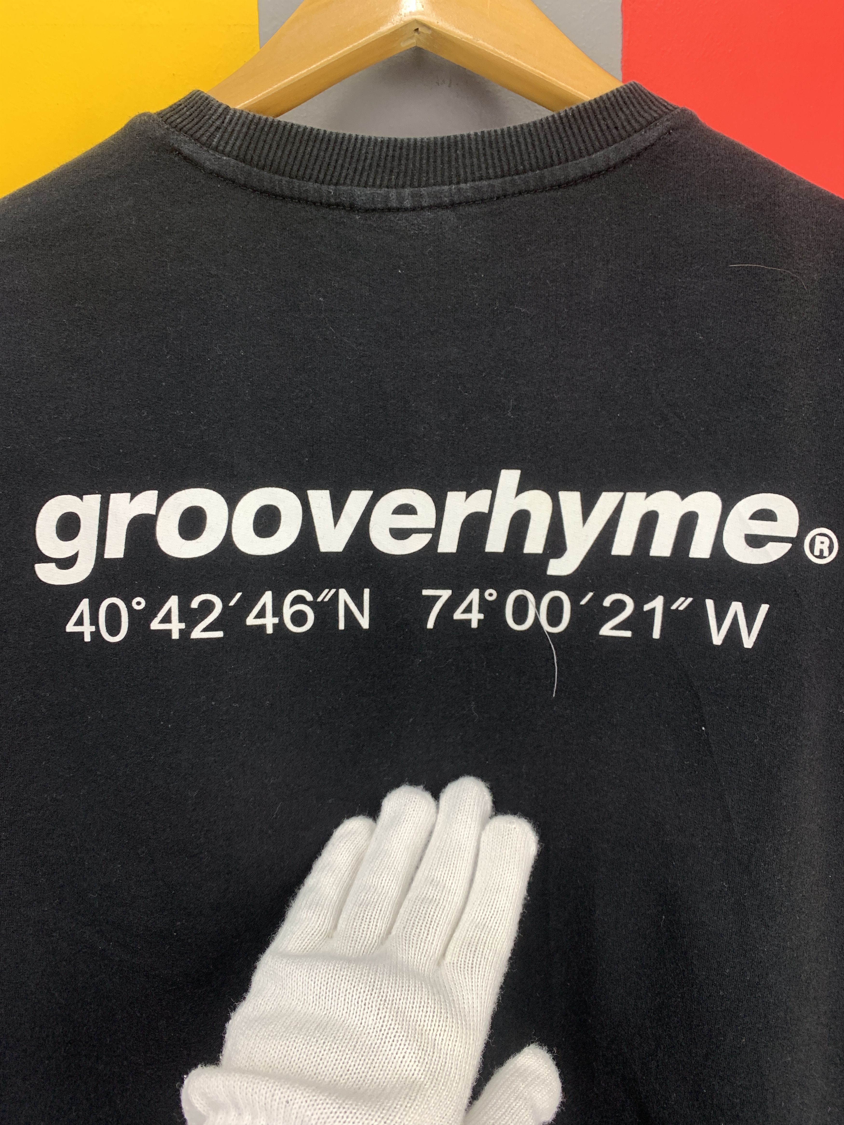 Japanese Brand GROOVERHYME Streetwear Crew Neck T Shirt #2243/20 Size US M / EU 48-50 / 2 - 2 Thumbnail
