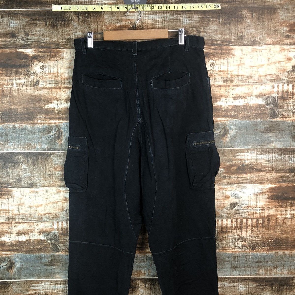 HARE DL Hare Dark Blue utility Cargo Multipocket Pants #C652 Size US 31 - 14 Thumbnail