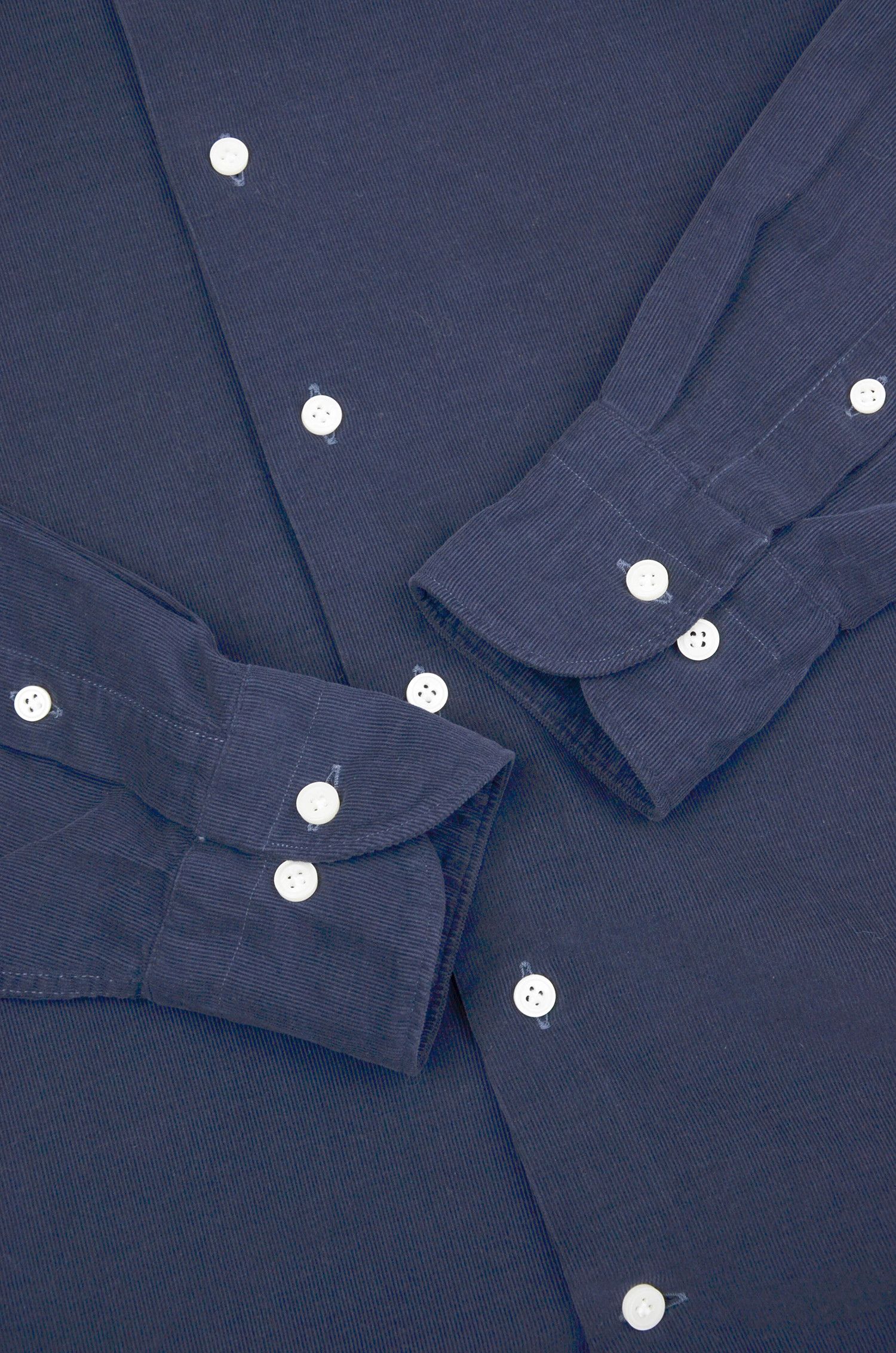 Suitsupply Suitsupply Navy Egyptian Cotton Albini Slim Shirt - Size S Size US S / EU 44-46 / 1 - 3 Thumbnail