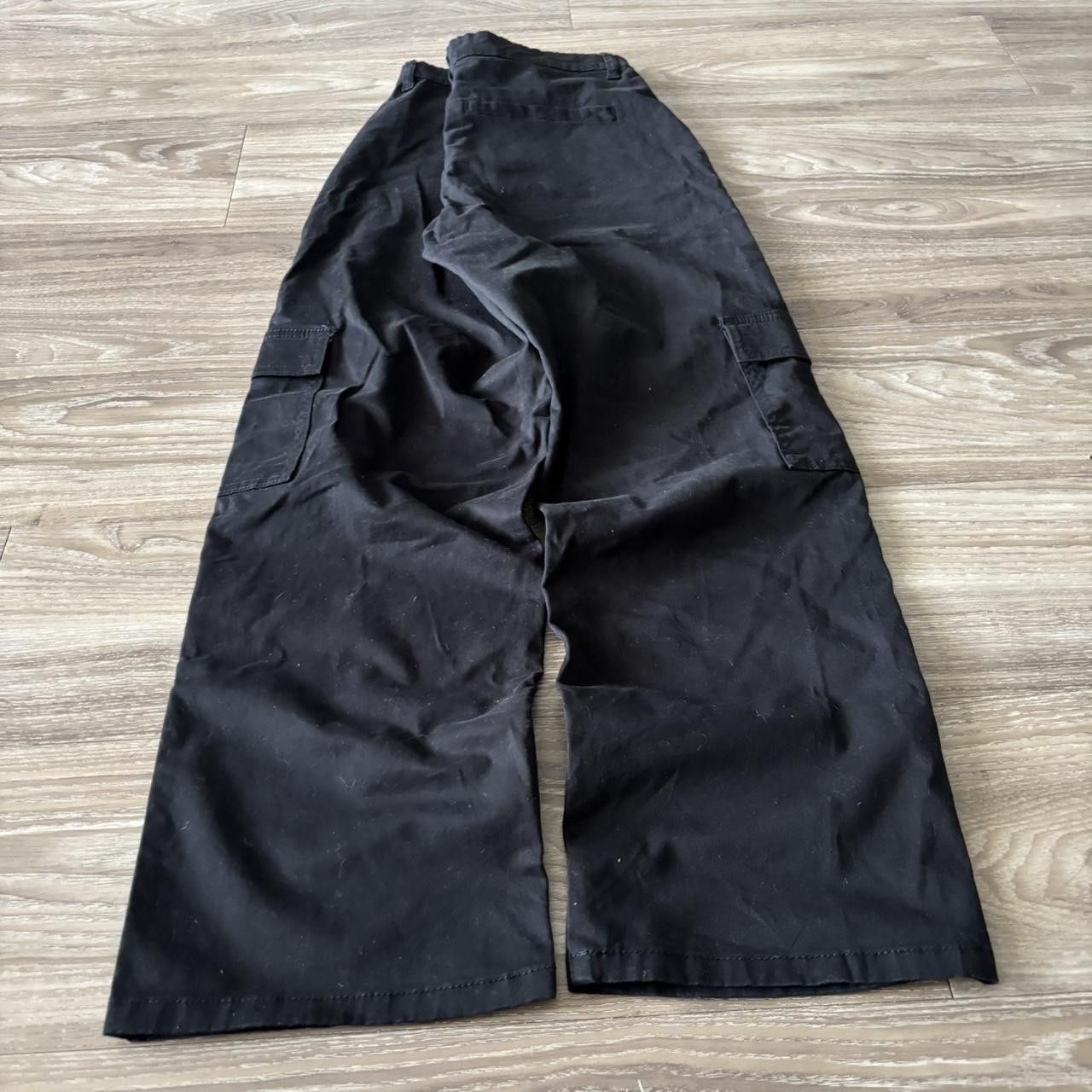 Vintage Crazy Vintage Y2K/2000s Black Streetwear Essential Cargo Pants! 30x30 Size US 30 / EU 46 - 4 Thumbnail