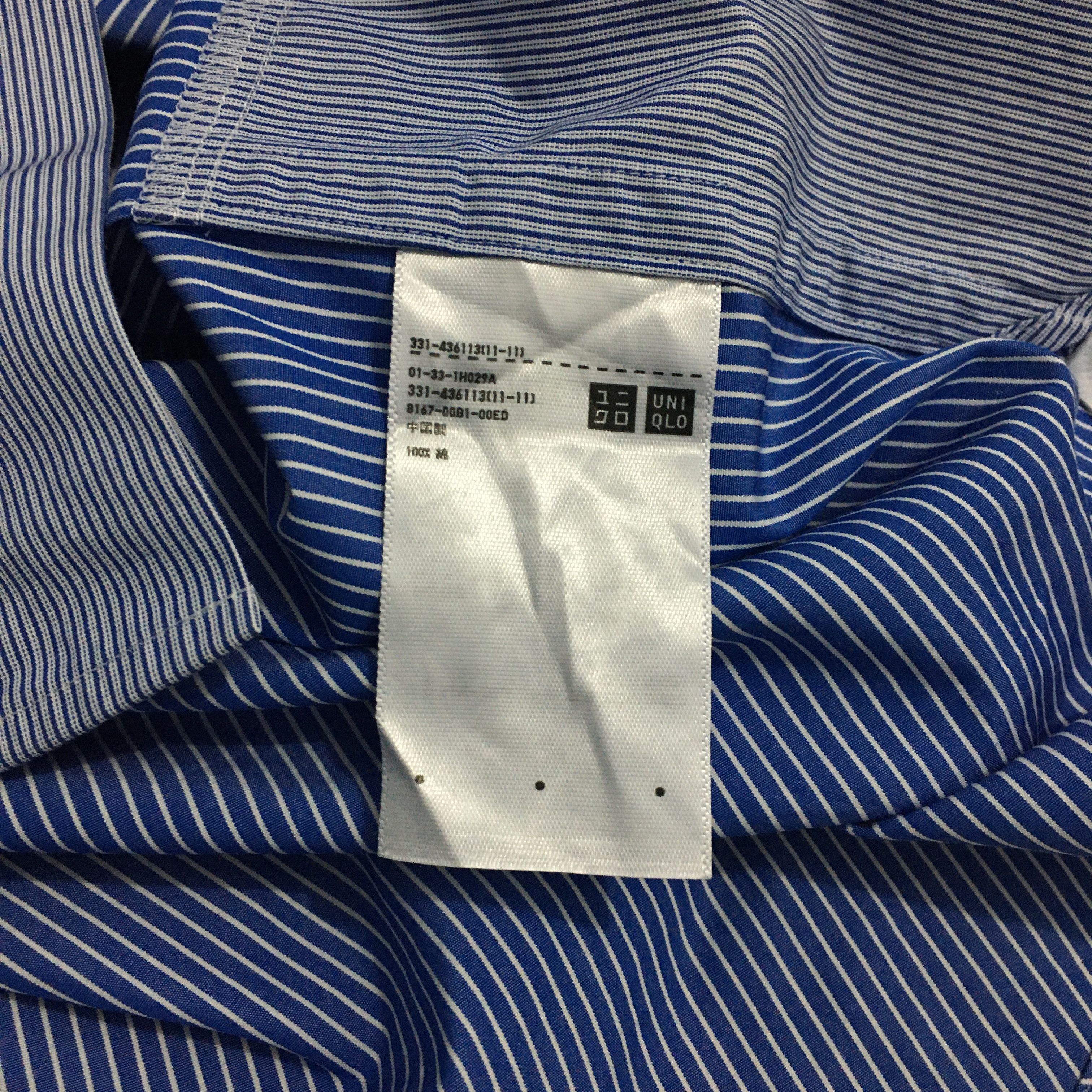 Jil Sander × Uniqlo Uniqlo Jil Sander Hickory Longsleeve Shirt Size US L / EU 52-54 / 3 - 15 Thumbnail