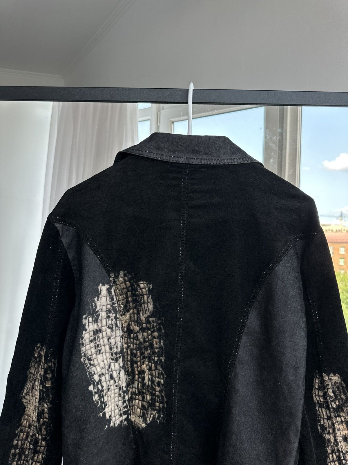 Vintage Elisa Cavaletti Black Artistic Button Blazer Jacket Size M / US 6-8 / IT 42-44 - 9 Thumbnail
