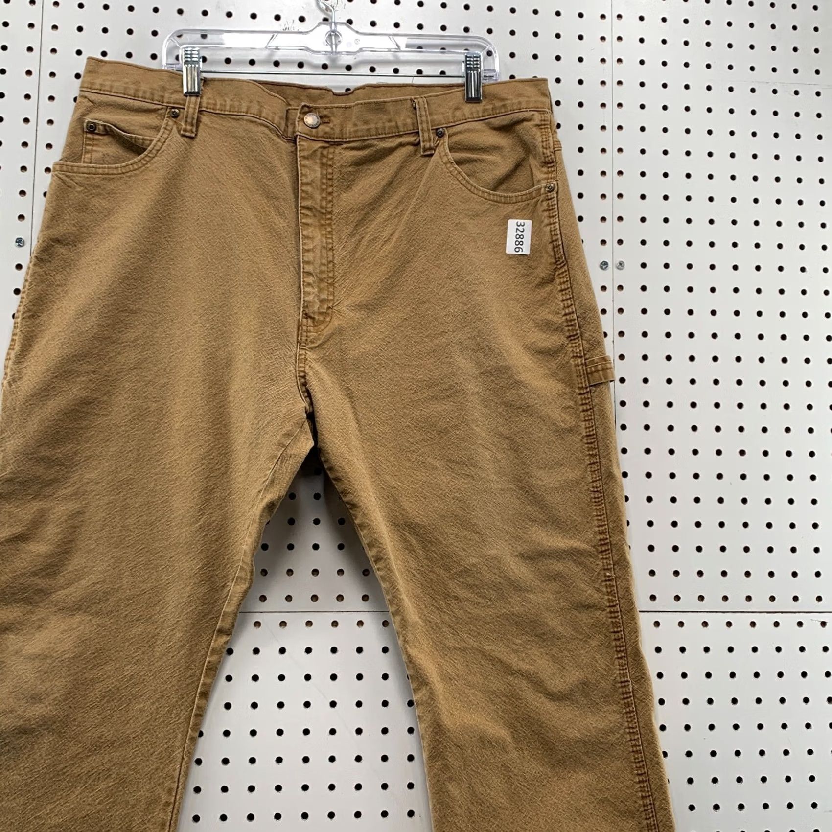 Dickies VINTAGE DIckies Canvas Carpenter Pants Mens FITS 39x28 Brown Workwear Straight Size US 39 - 5 Thumbnail