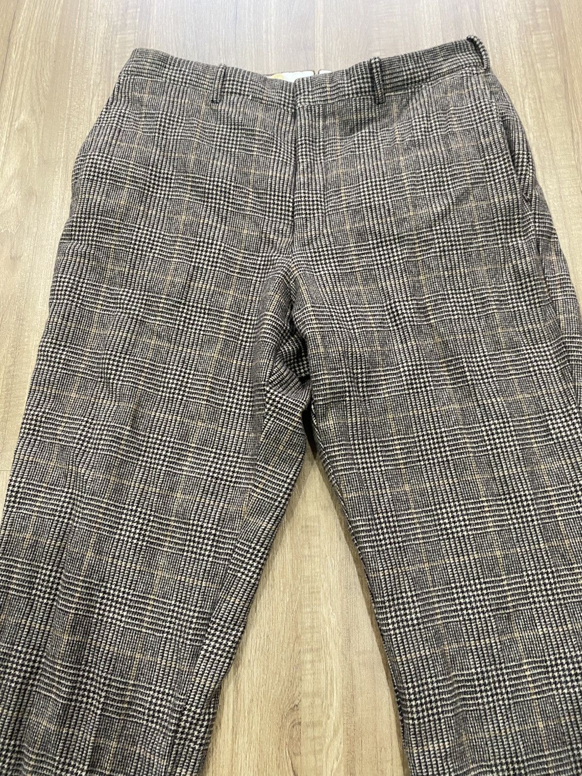 Polo Ralph Lauren Vintage Polo Ralph Lauren wool grey Tan plaid pants Size US 34 / EU 50 - 2 Thumbnail