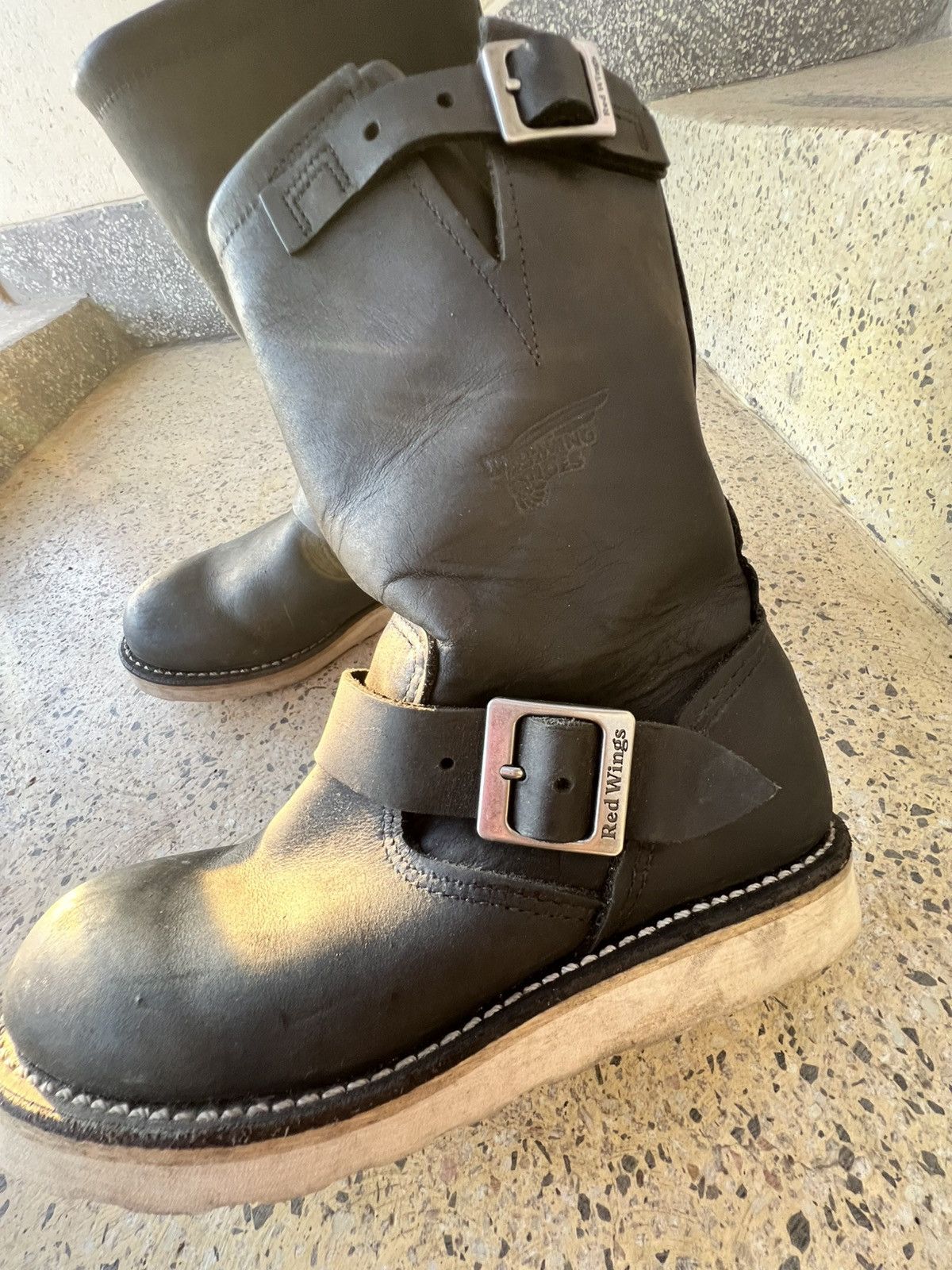 Red Wing Red Wing 2974 Classic Engineer Boots Black Lumberjack Size US 5 / EU 37 - 6 Thumbnail