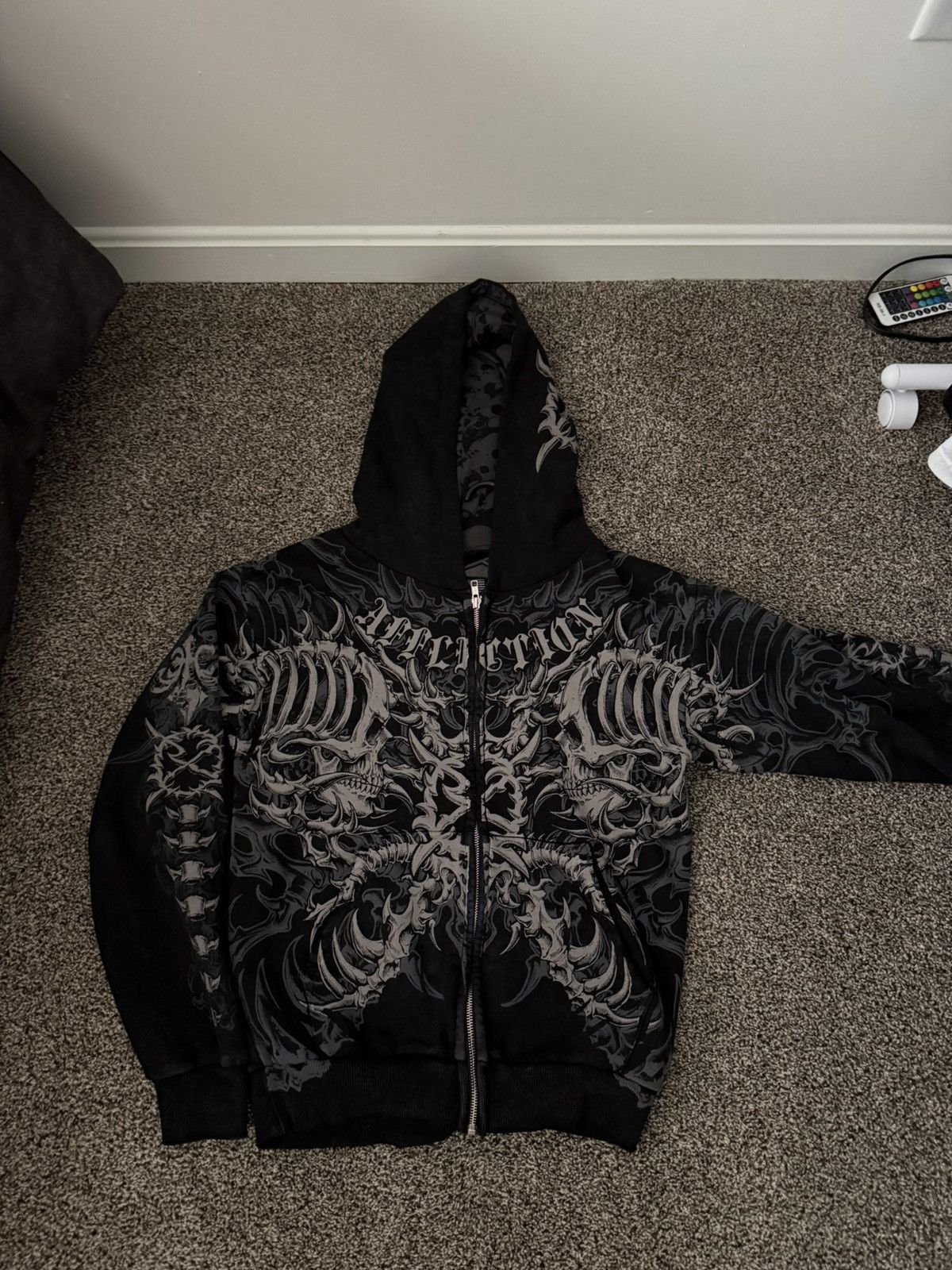 Ken Carson Ken Carson x Affliction Zipup Hoodie Size US S / EU 44-46 / 1 - 1 Thumbnail