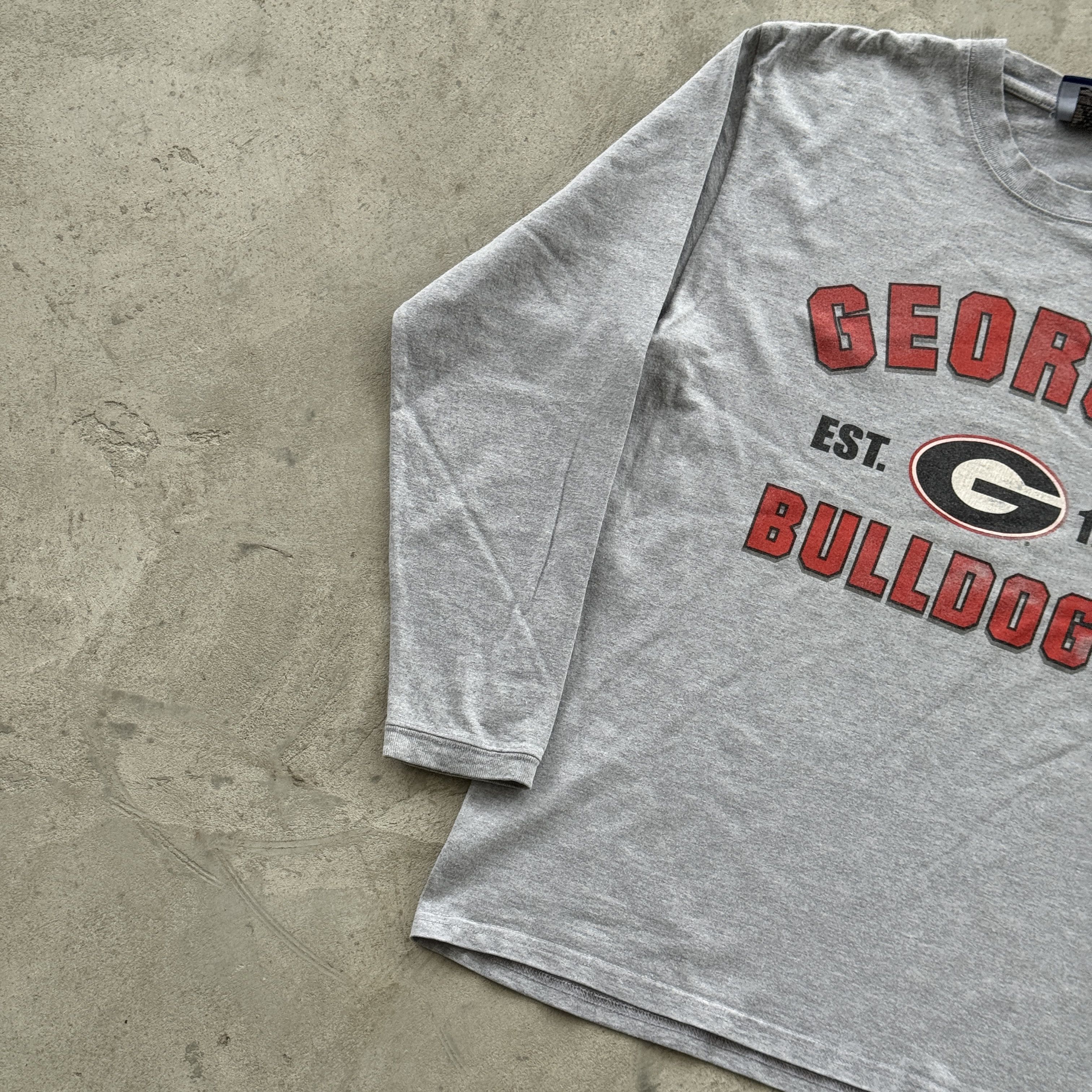 Vintage Varsity Classics Georgia Bulldogs Vintage Long Sleeve Grey L Size US L / EU 52-54 / 3 - 3 Thumbnail