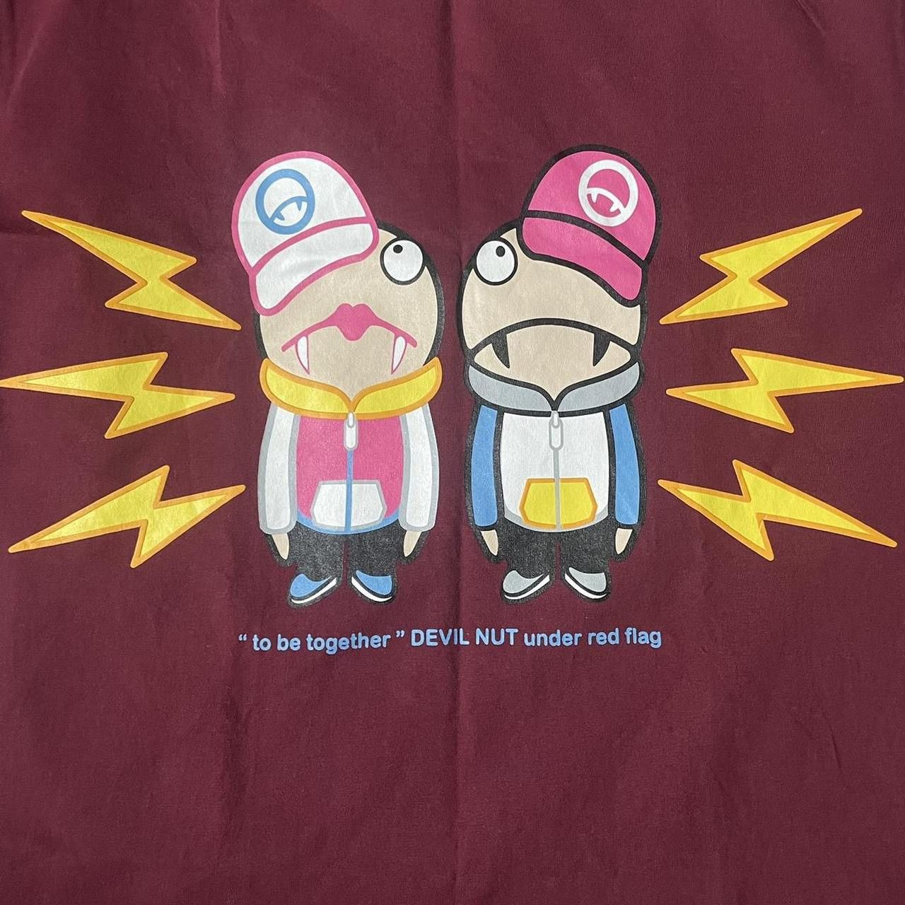 Japanese Brand × Vintage devil nut tee Size US M / EU 48-50 / 2 - 4 Thumbnail