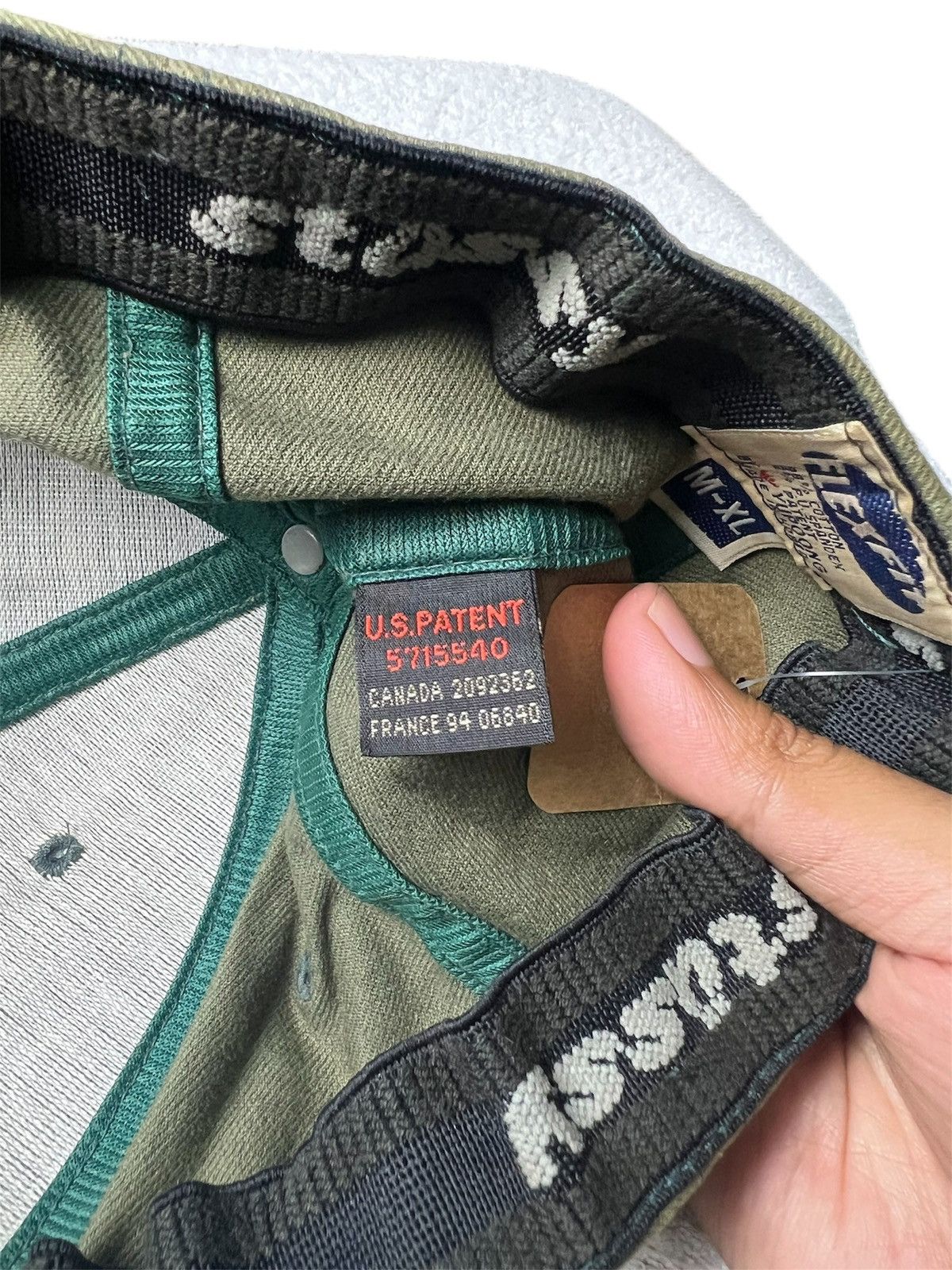 Stussy × Vintage Vintage 1990s Stussy Nyco Fullcap US Patent Size ONE SIZE - 4 Thumbnail