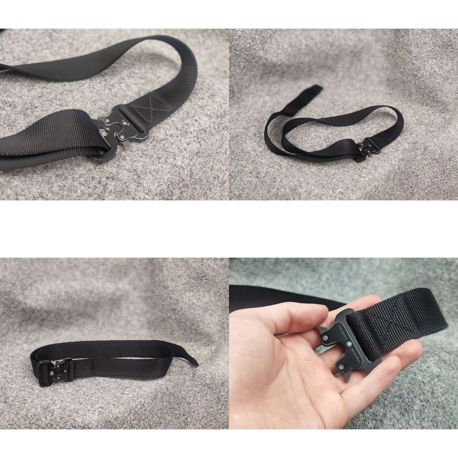 Alyx VINTAGE Japan LGB Style Black Alyx Nylon Canvas Safety Buckle Belt Metal Logo Y2K Size ONE SIZE - 8 Thumbnail