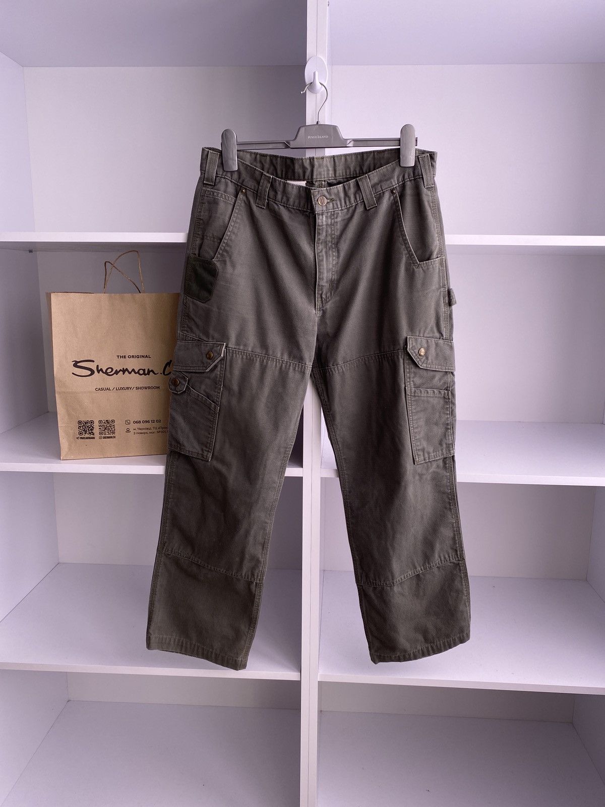 Carhartt × Vintage Carhartt Carpenter Pants Mens Size US 36 / EU 52 - 2 Thumbnail