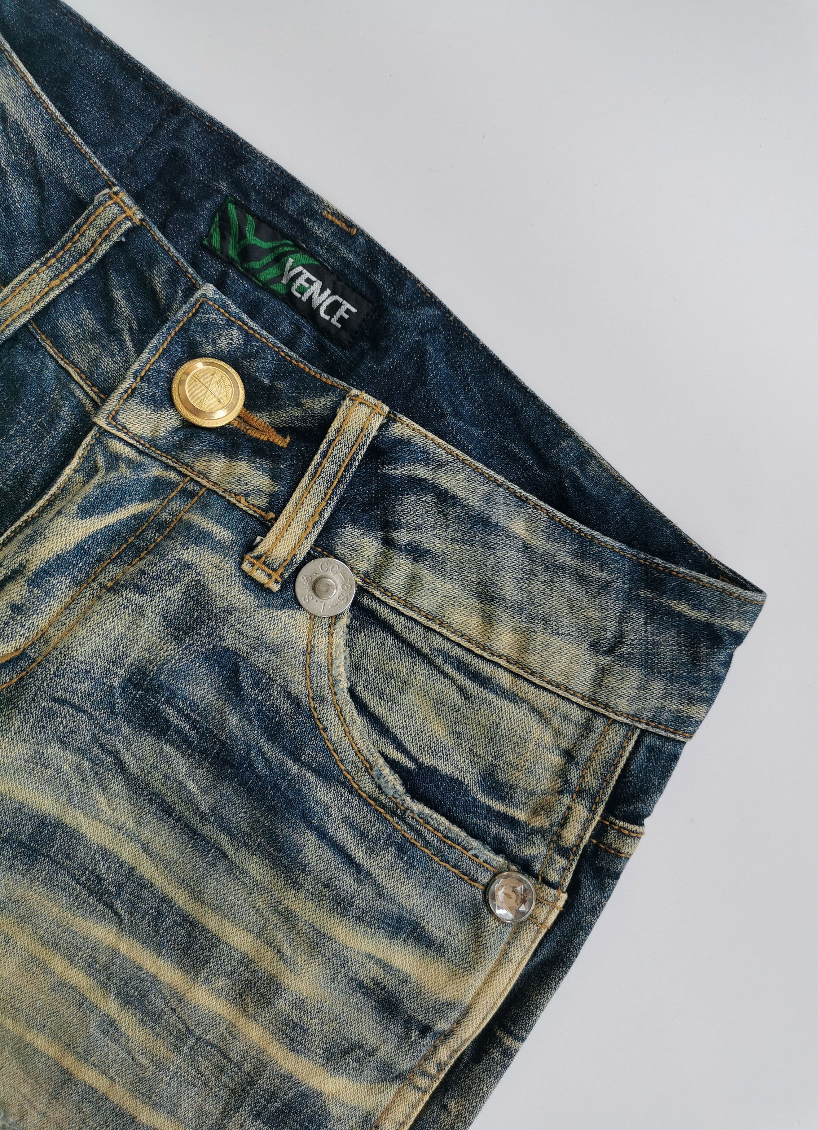 Kapital VENCE mudwash flare jeans avantgarde Size 27" / US 4 / IT 40 - 4 Thumbnail