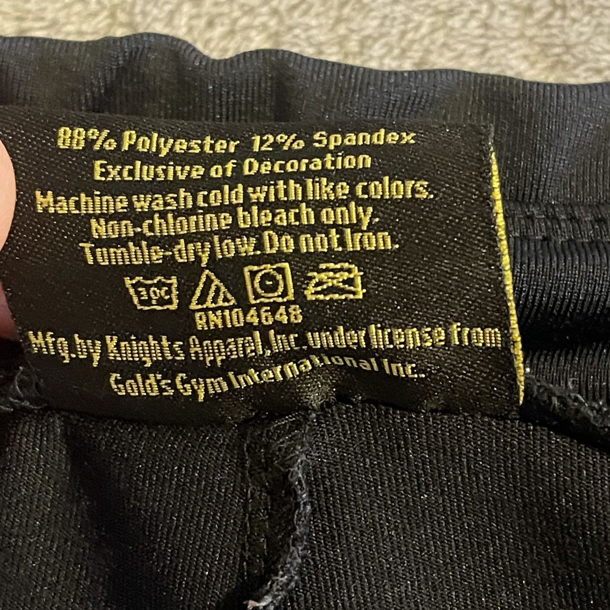Other Golds Gym Pants Women XL Black Waistband Stretch Workout Gym Size 35" - 4 Thumbnail