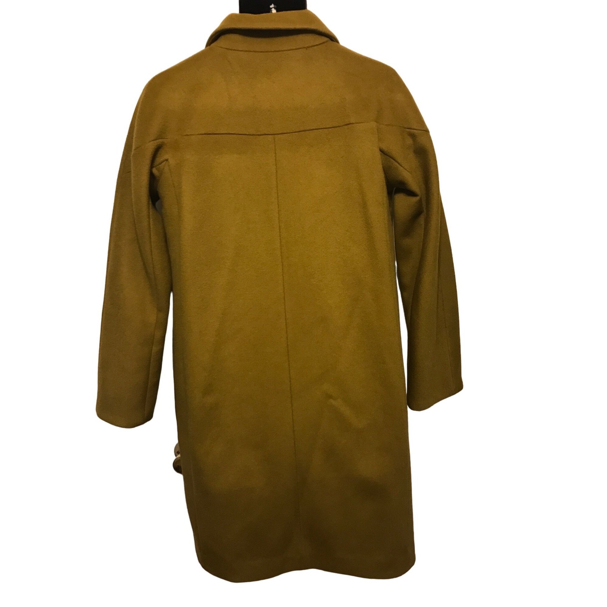 Other Antonio Melani Women's Green Wool Dust Buster Coat Size L / US 10 / IT 46 - 2 Thumbnail