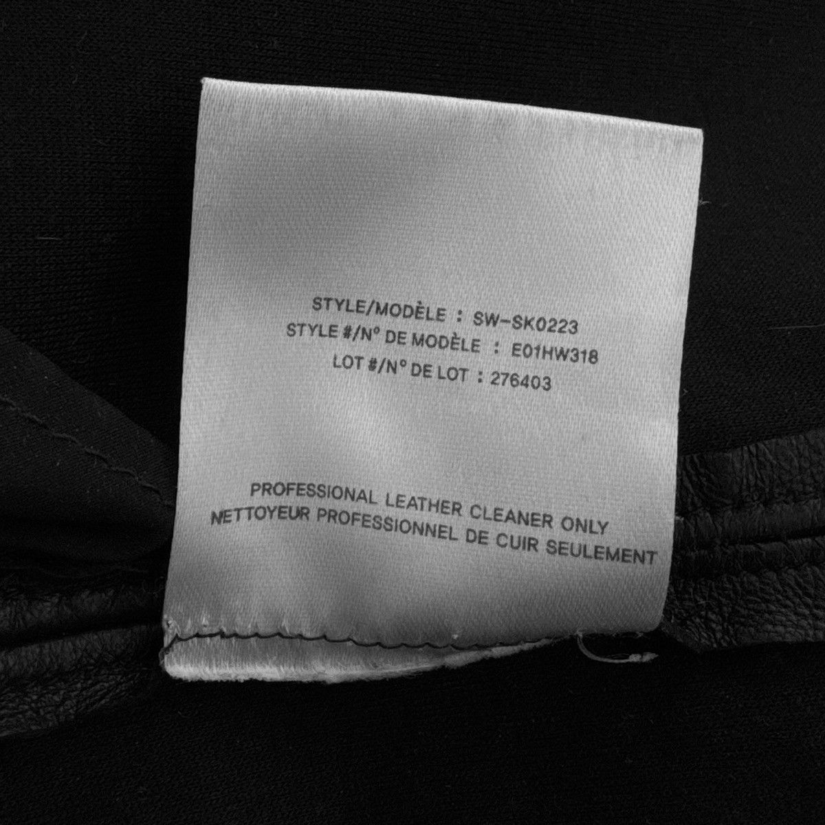 Helmut Lang Archive Helmut Lang Leather Skirt Size 28" / US 6 / IT 42 - 6 Thumbnail