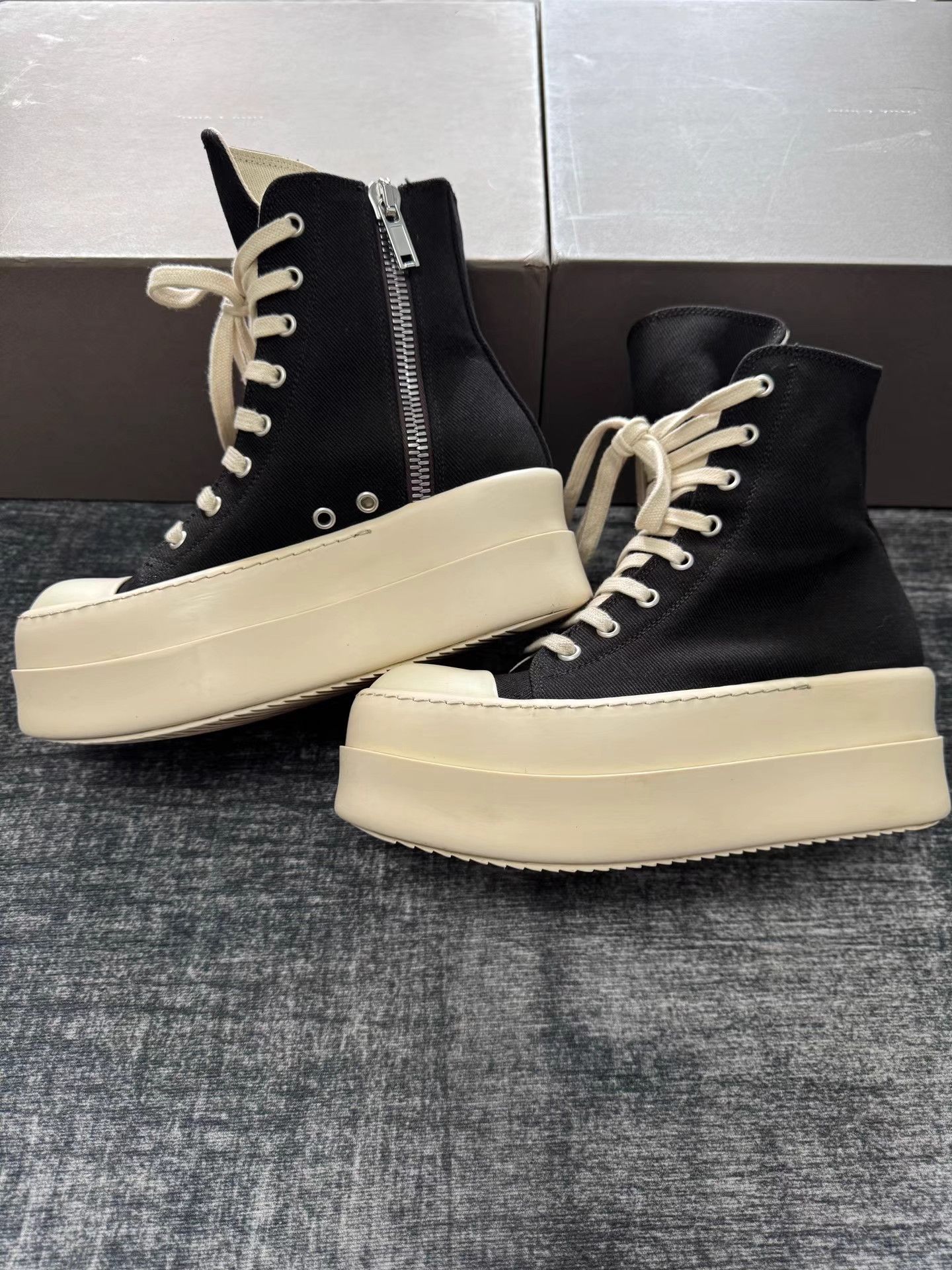 Rick Owens Rick Owens high-top platform Converse Size US 6.5 / IT 36.5 - 2 Thumbnail